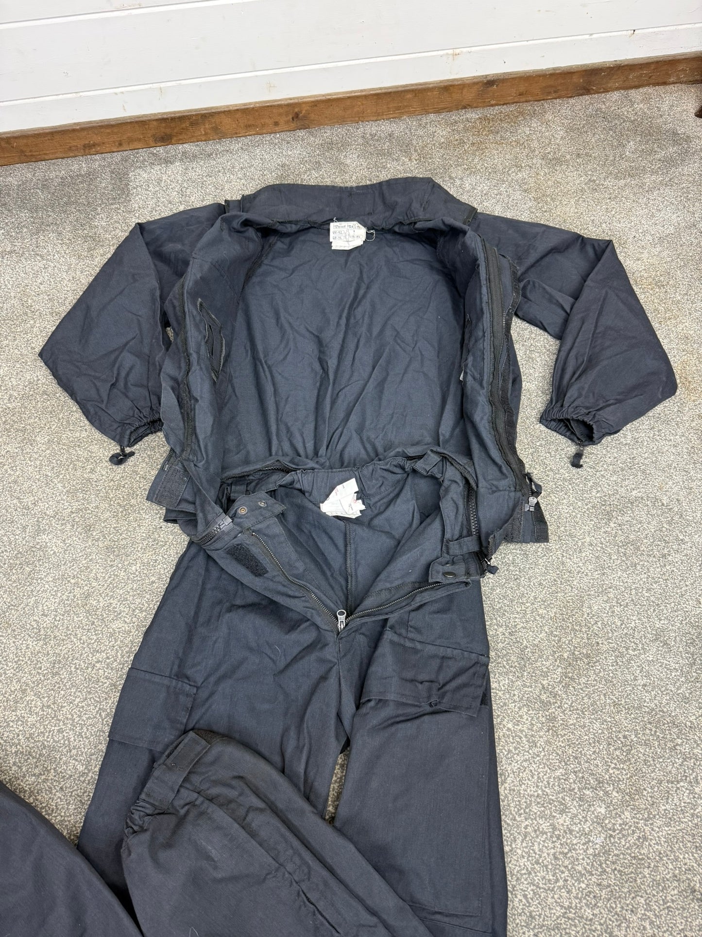 Ex Police 2 Piece Coverall Riot Suit SMALL Derby Unitex - Badged