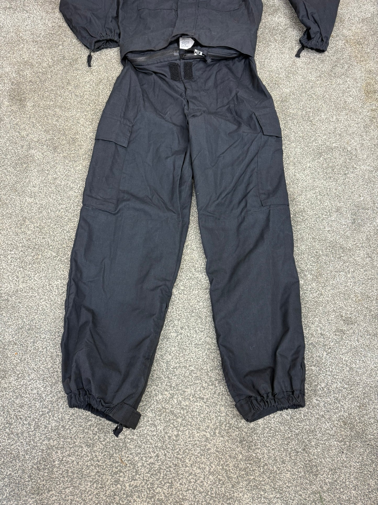 Ex Police 2 Piece Coverall Riot Suit SMALL Derby Unitex - Badged