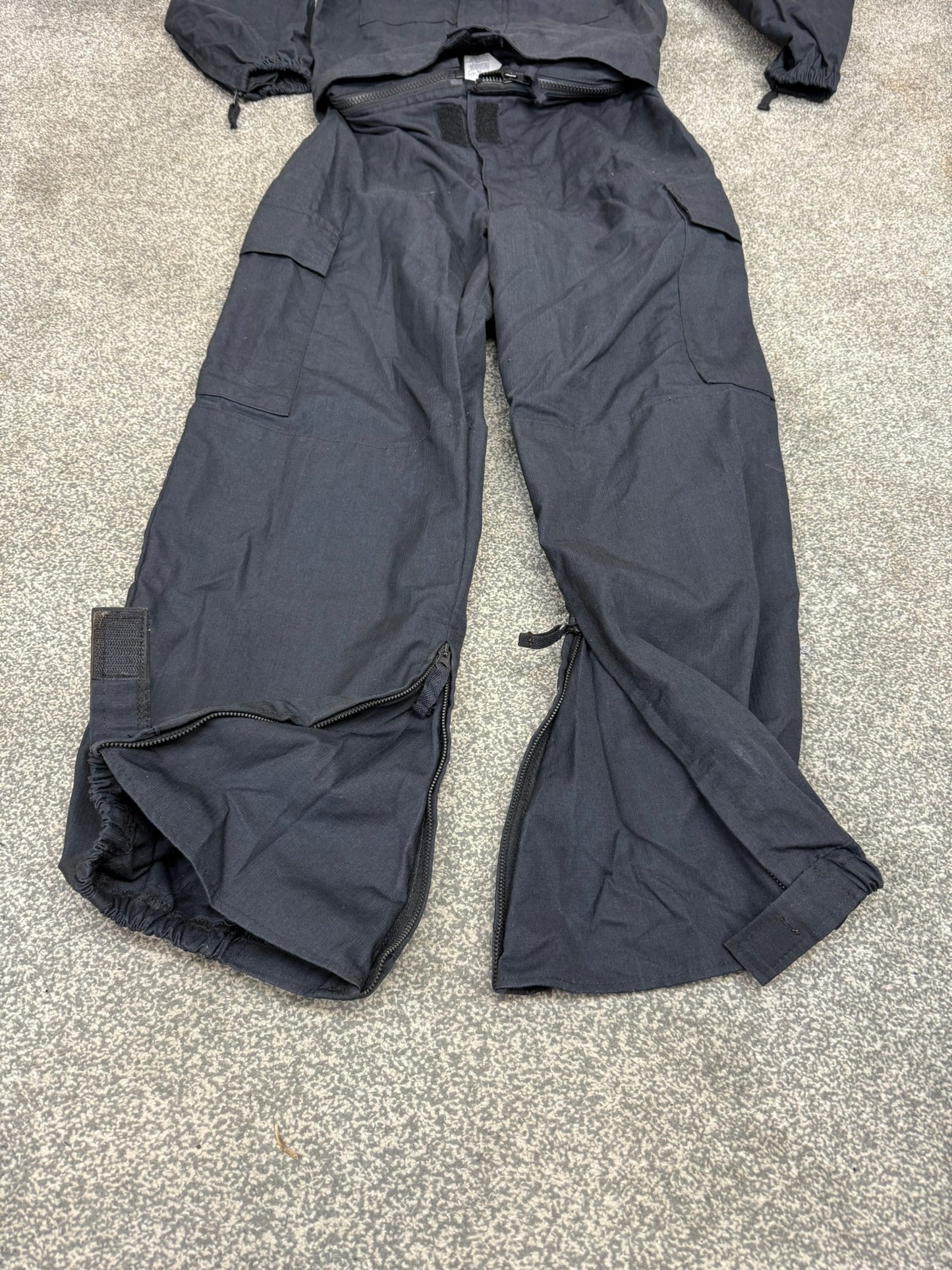 Ex Police 2 Piece Coverall Riot Suit SMALL Derby Unitex - Badged