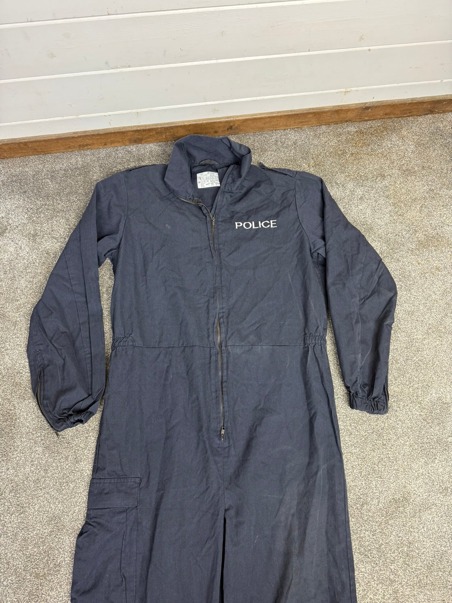 Ex Police Coverall Riot Suit LARGE PSU Riot Overalls - Badged
