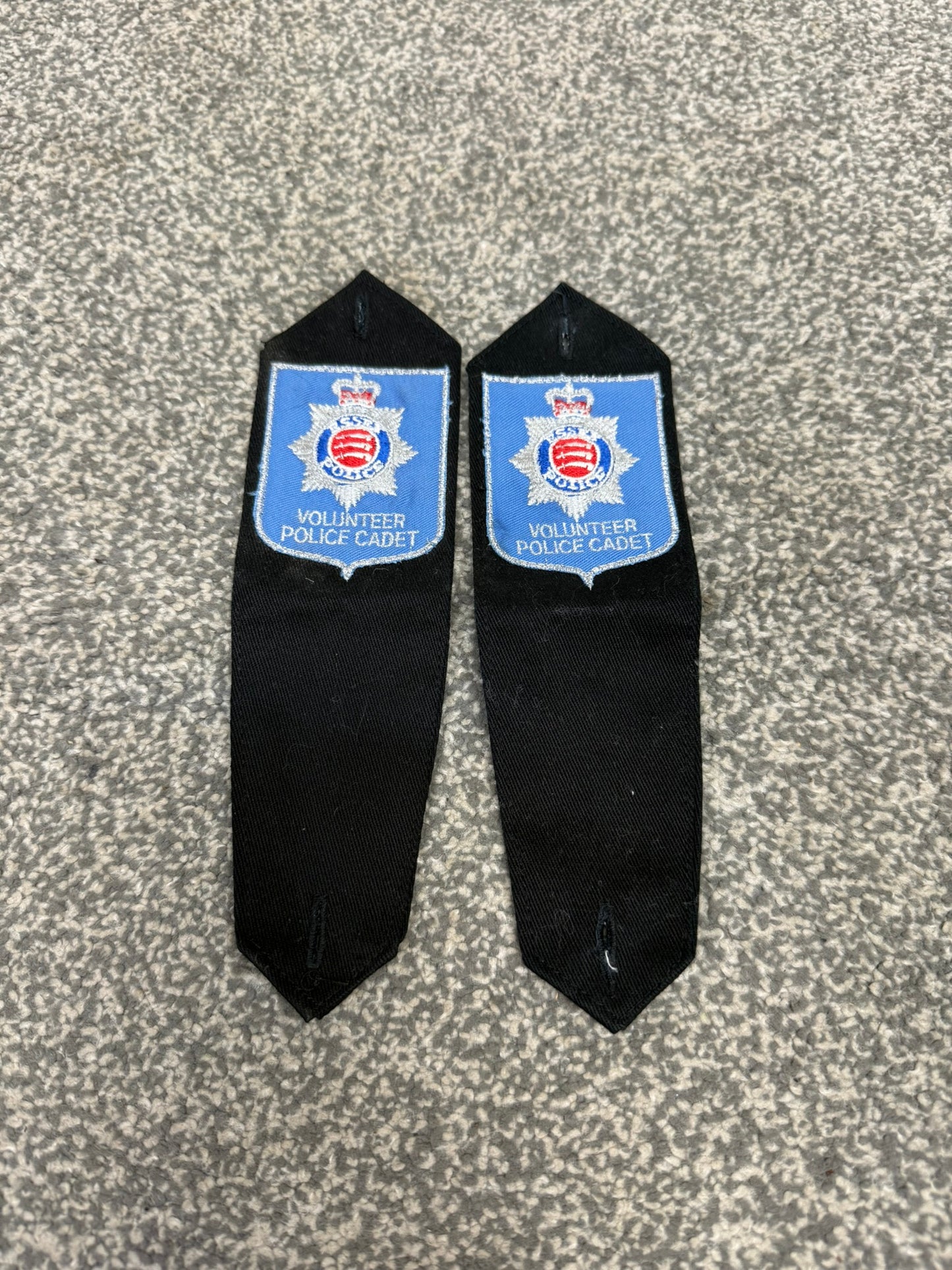 Essex Police Volunteer Police Cadet Epaulettes PAIR Collector Memorabilia Display