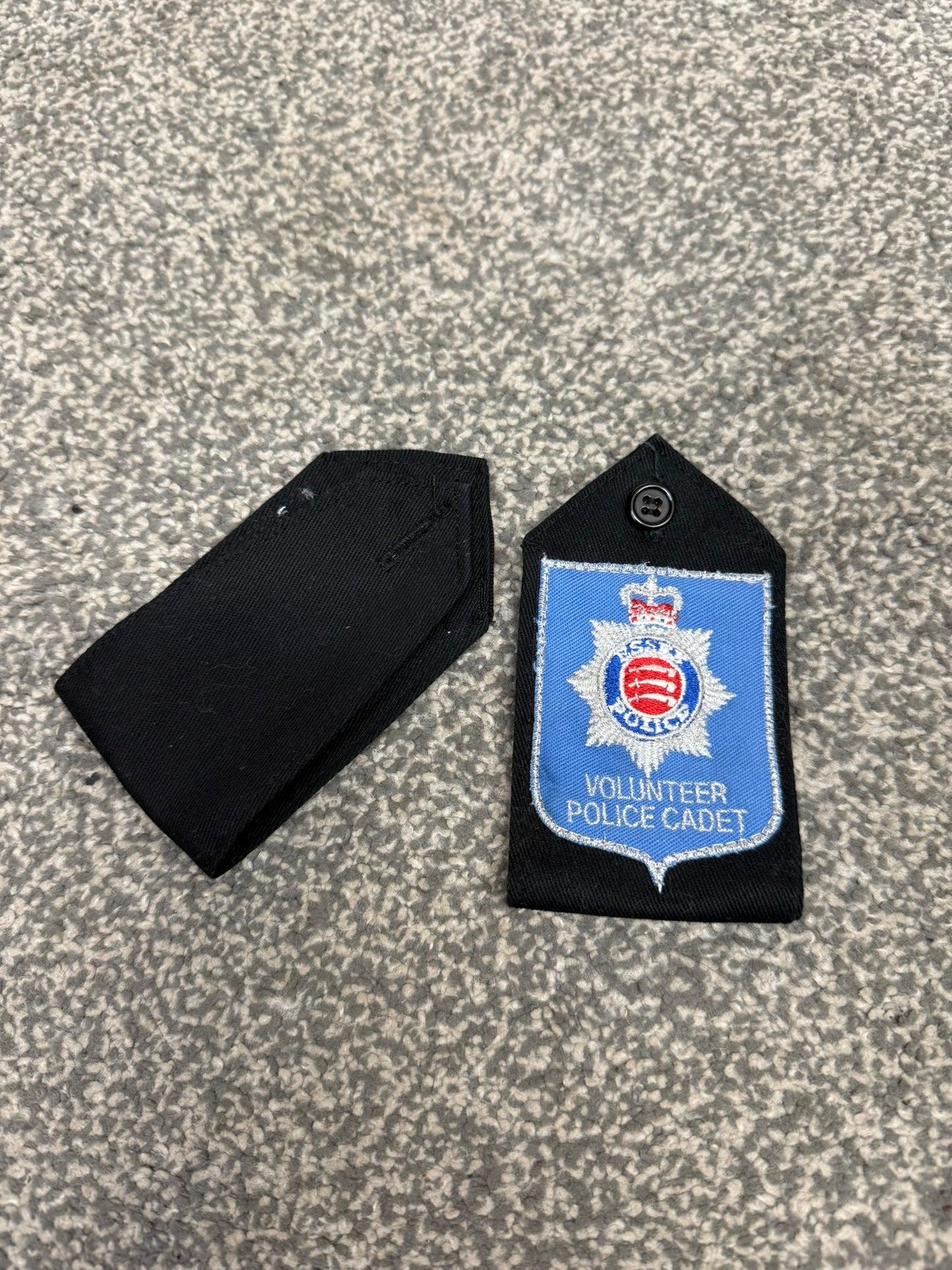 Essex Police Volunteer Police Cadet Epaulettes PAIR Collector Memorabilia Display