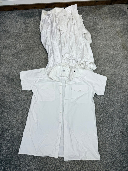 10x Ex Police White Shirt Job Lot Mixed Bundle Good Condition