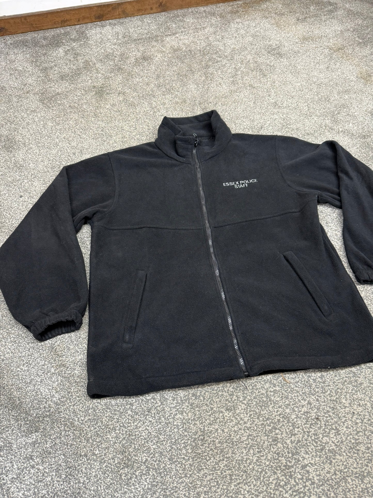 Ex Police Fleece "ESSEX POLICE STAFF" Zipped Jumper