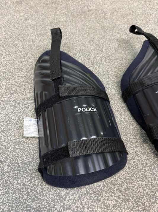 Ex Police Public Order Riot Thigh Guards BADGED TV Film Uniform