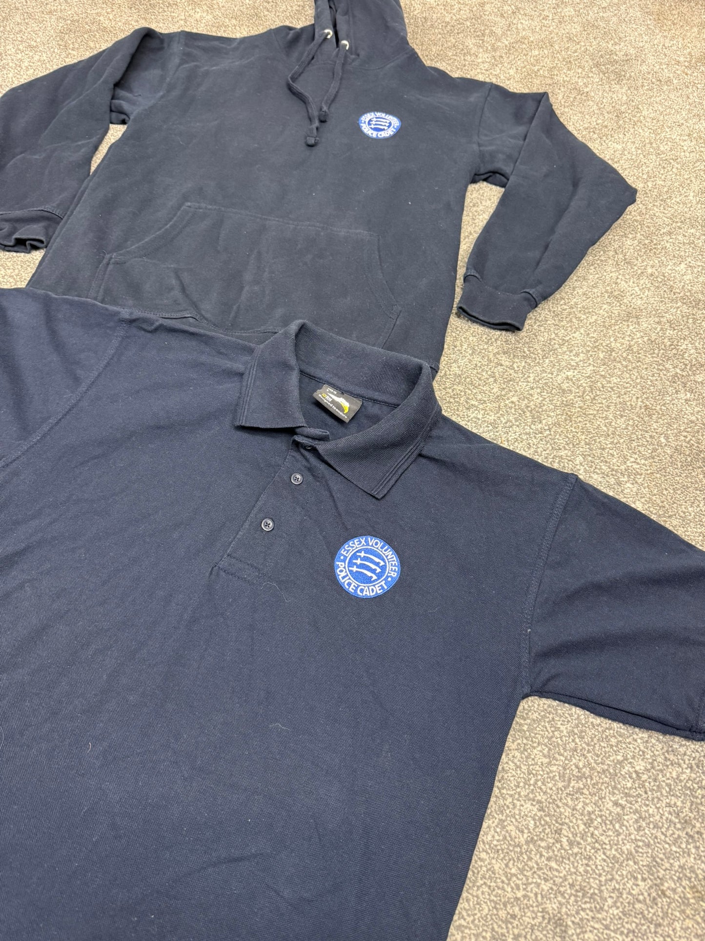 Genuine Ex Essex Volunteer Police Cadet Polo Shirt & Hoodie VPC - SMALL