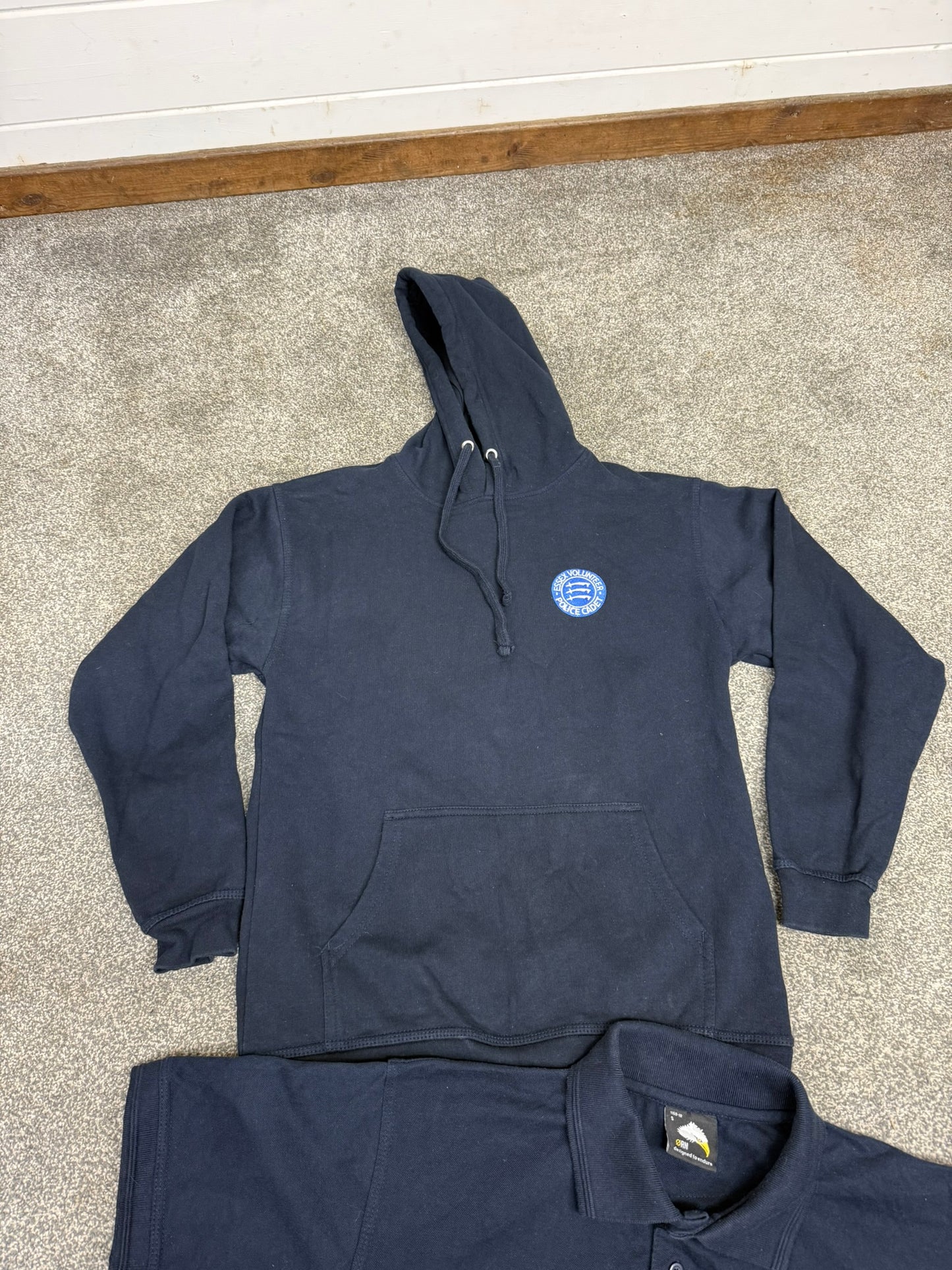 Genuine Ex Essex Volunteer Police Cadet Polo Shirt & Hoodie VPC - SMALL