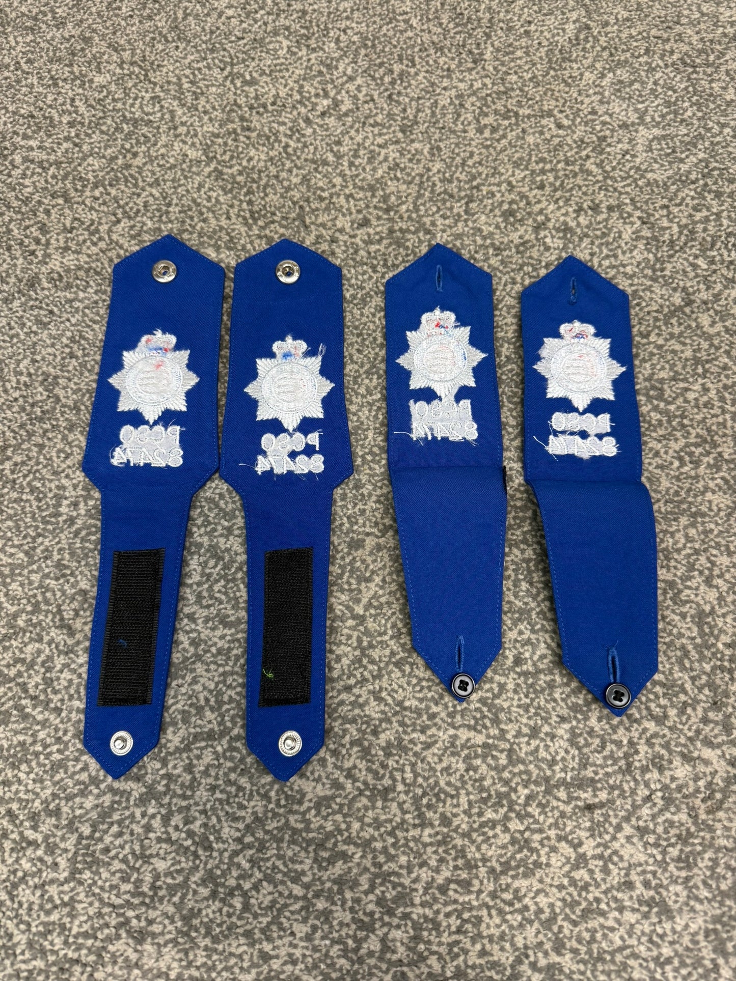 Essex Police PCSO Shoulder Epaulettes Collector Memorabilia Display - 2x Pairs!