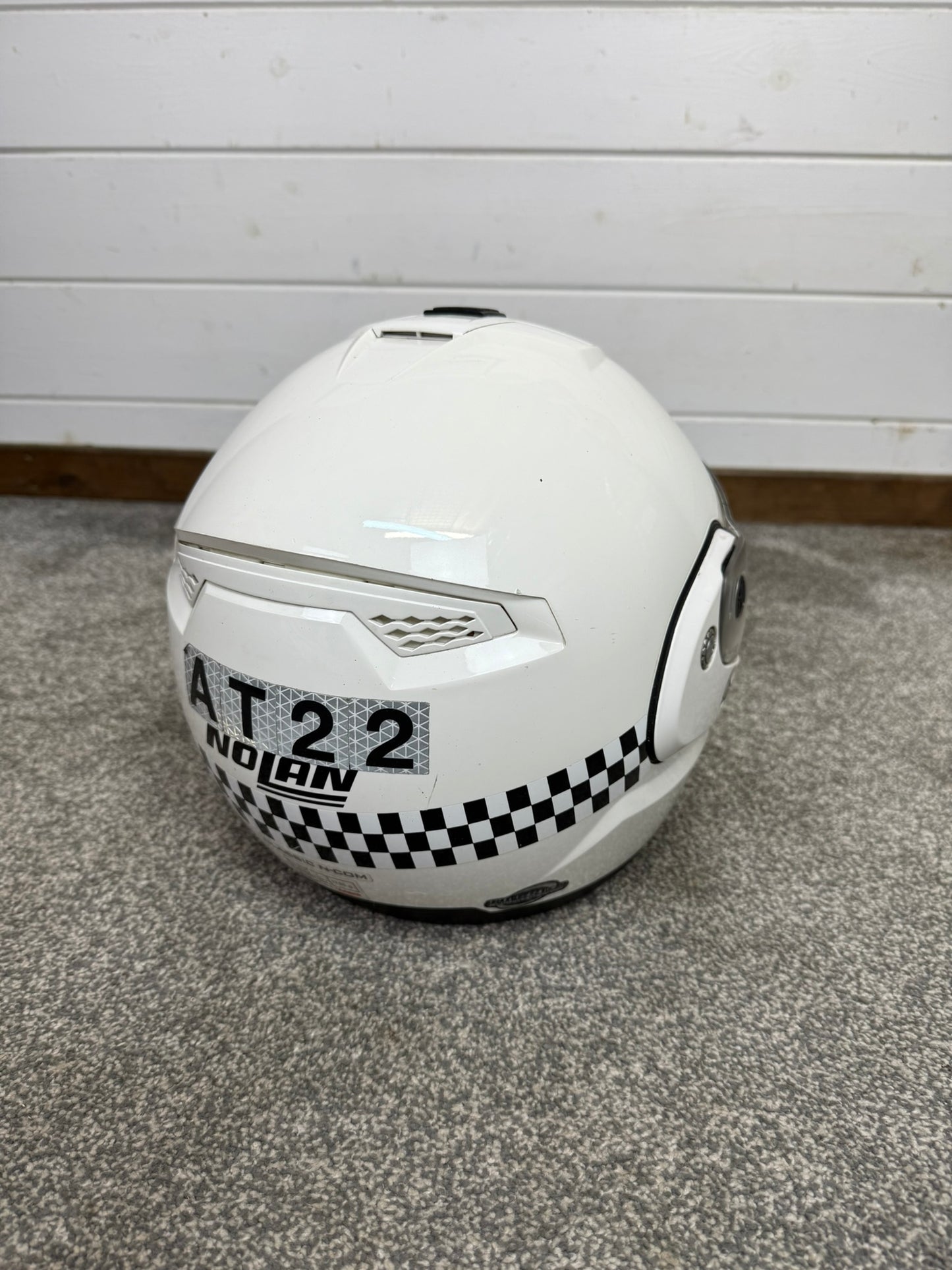 Ex Police Nolan Flip-Up N103 Classic N-Com Motorcycle Helmet - Large