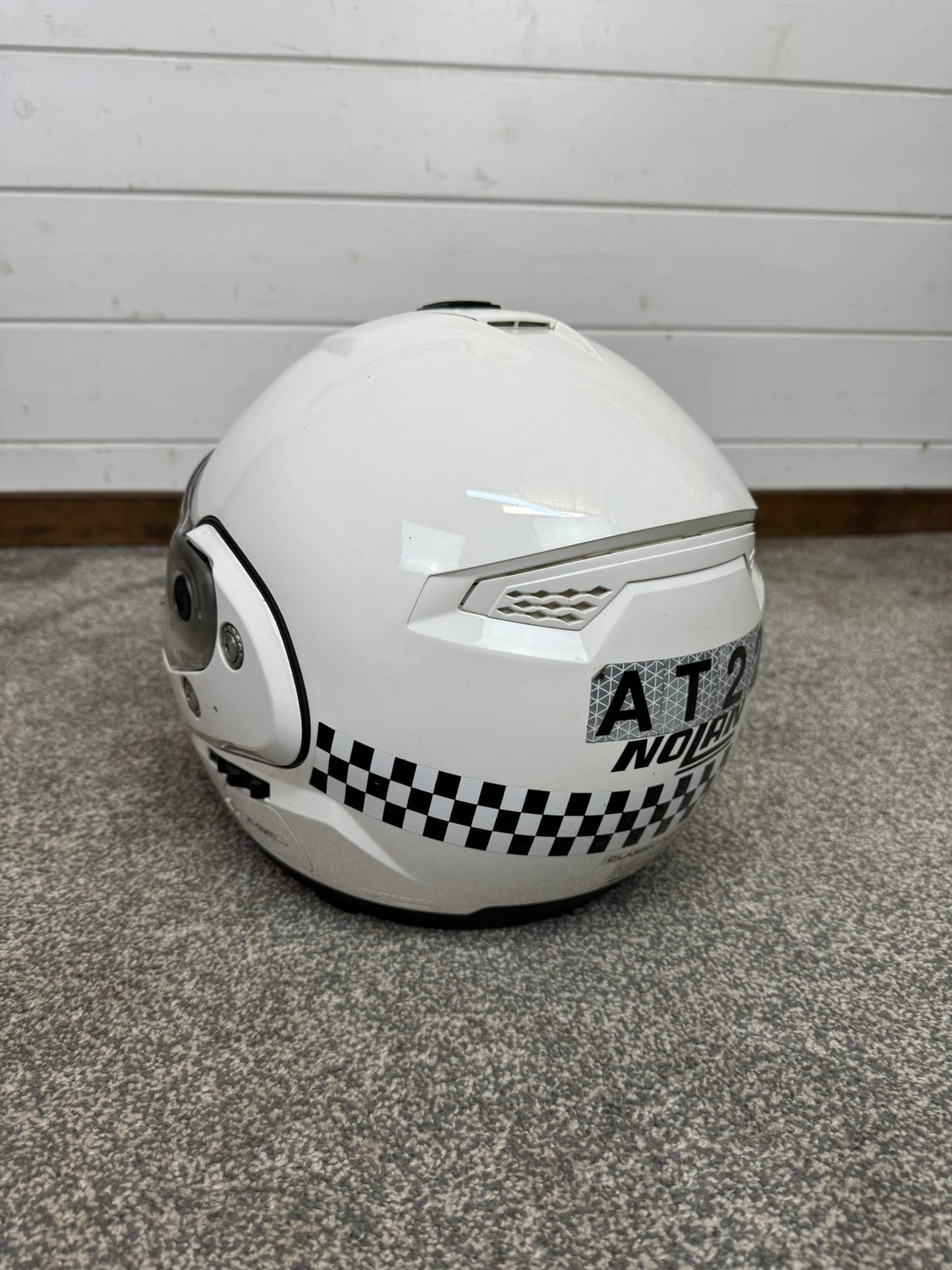 Ex Police Nolan Flip-Up N103 Classic N-Com Motorcycle Helmet - Large