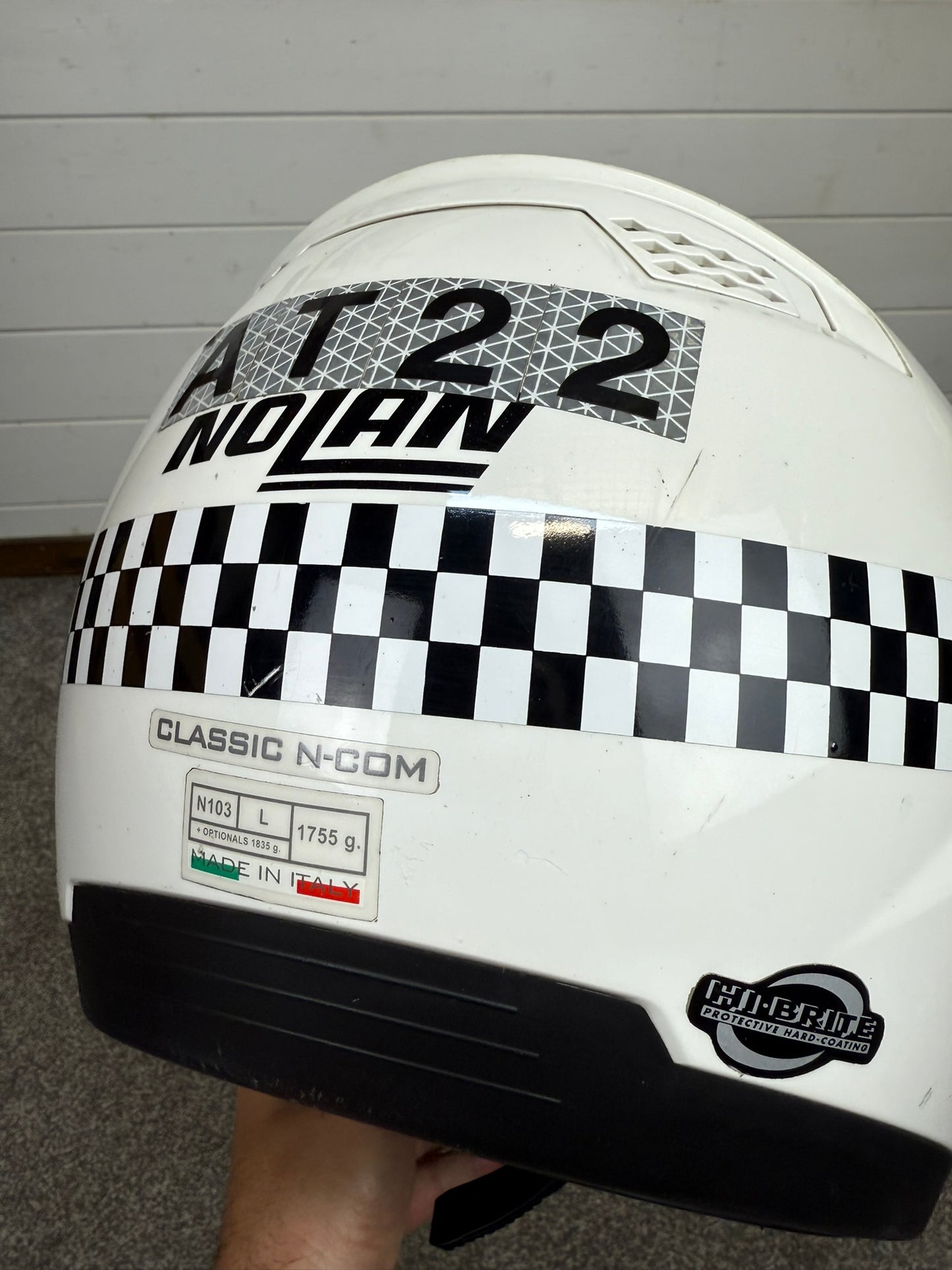 Ex Police Nolan Flip-Up N103 Classic N-Com Motorcycle Helmet - Large