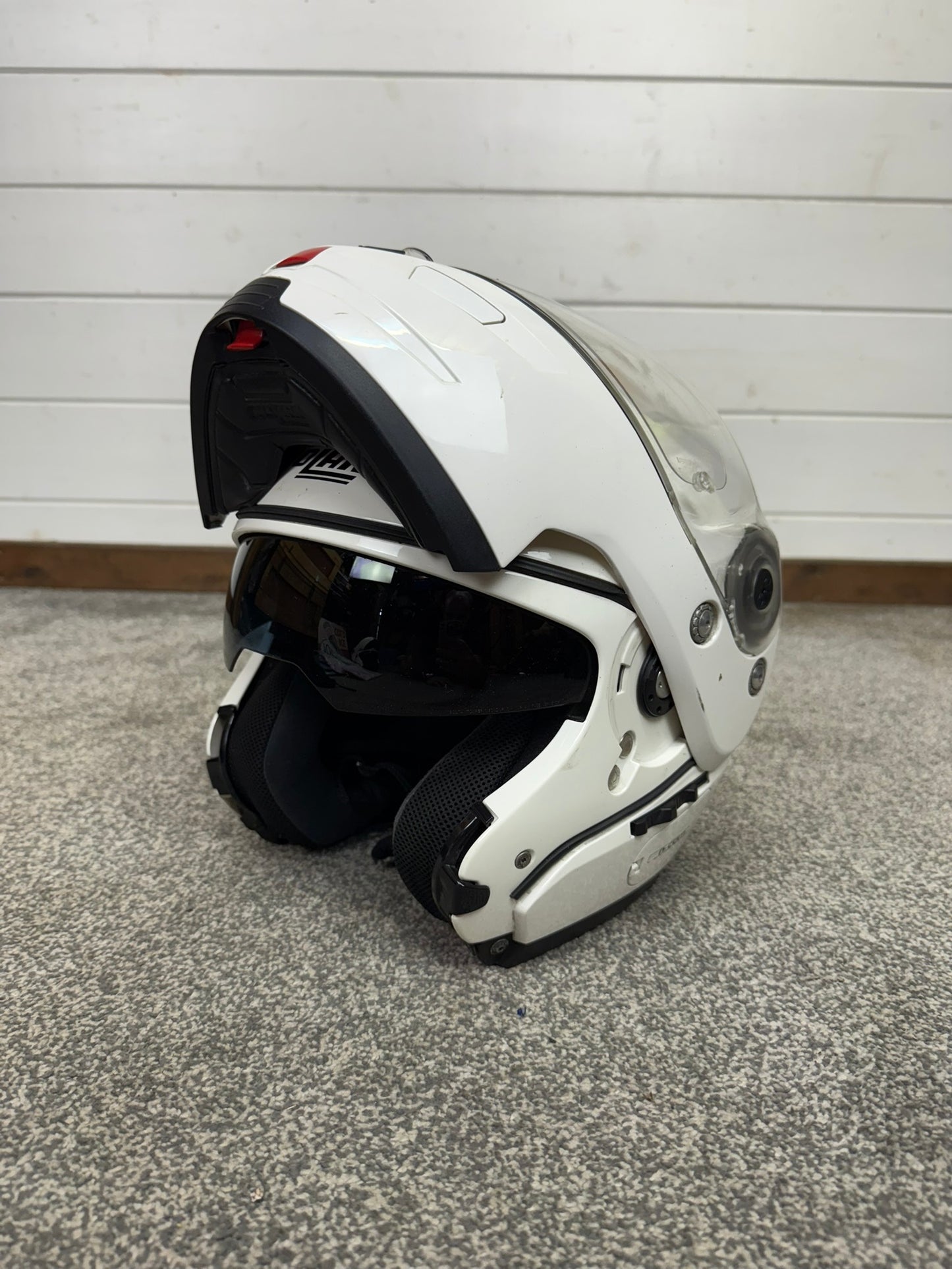 Ex Police Nolan Flip-Up N103 Classic N-Com Motorcycle Helmet - Large