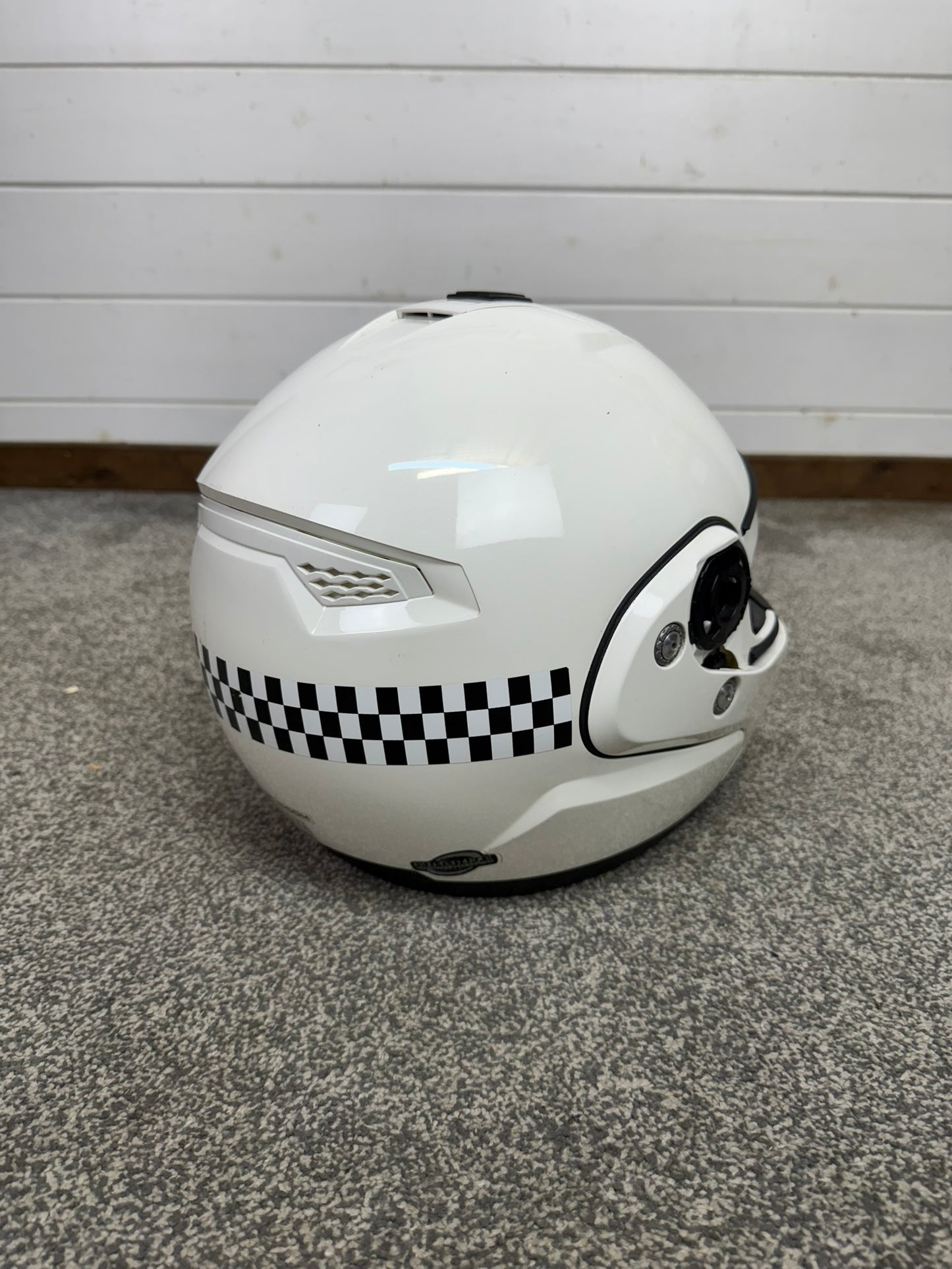 Ex Police Nolan Flip-Up N103 Classic N-Com Motorcycle Helmet - X Large