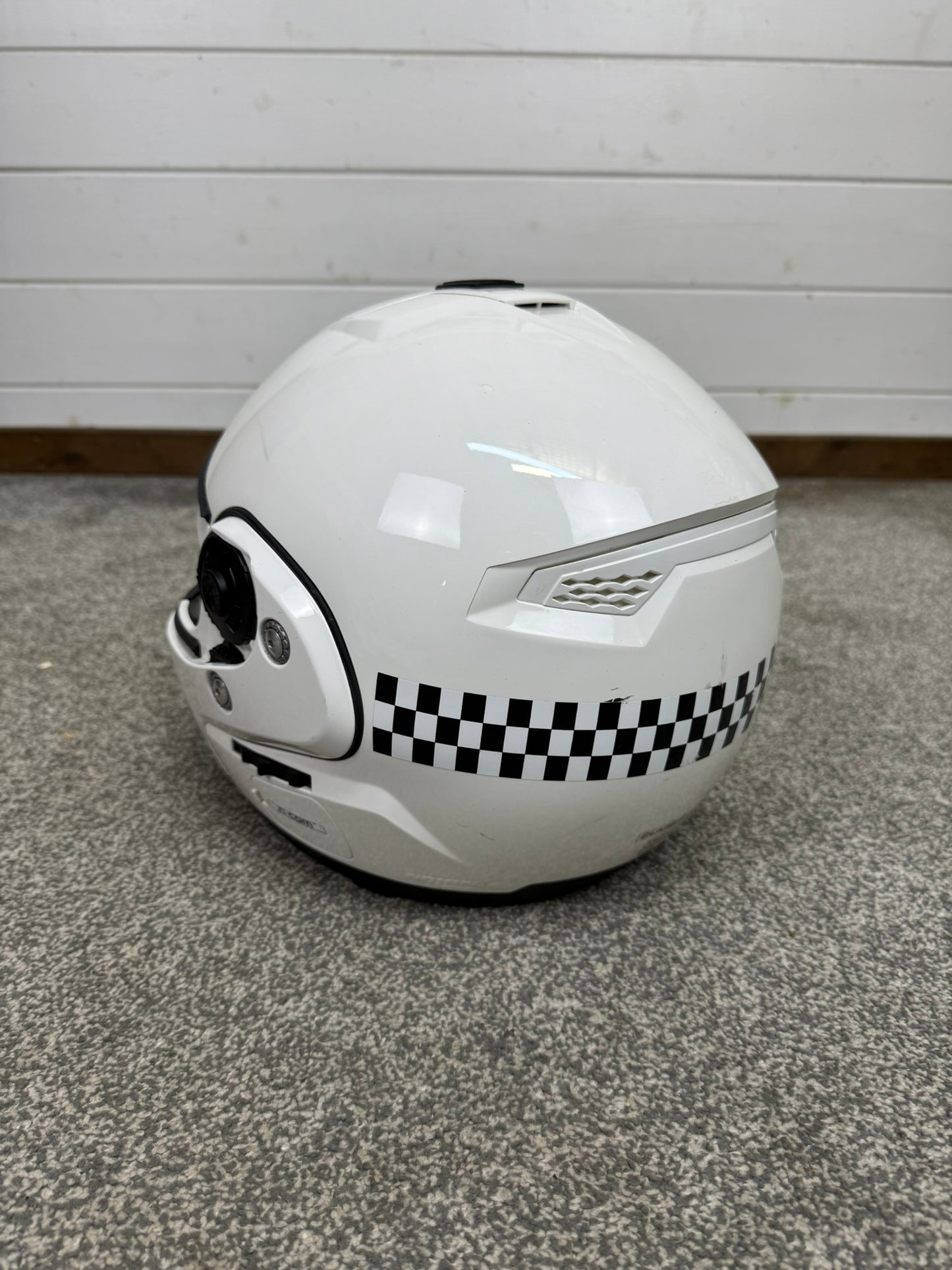 Ex Police Nolan Flip-Up N103 Classic N-Com Motorcycle Helmet - X Large