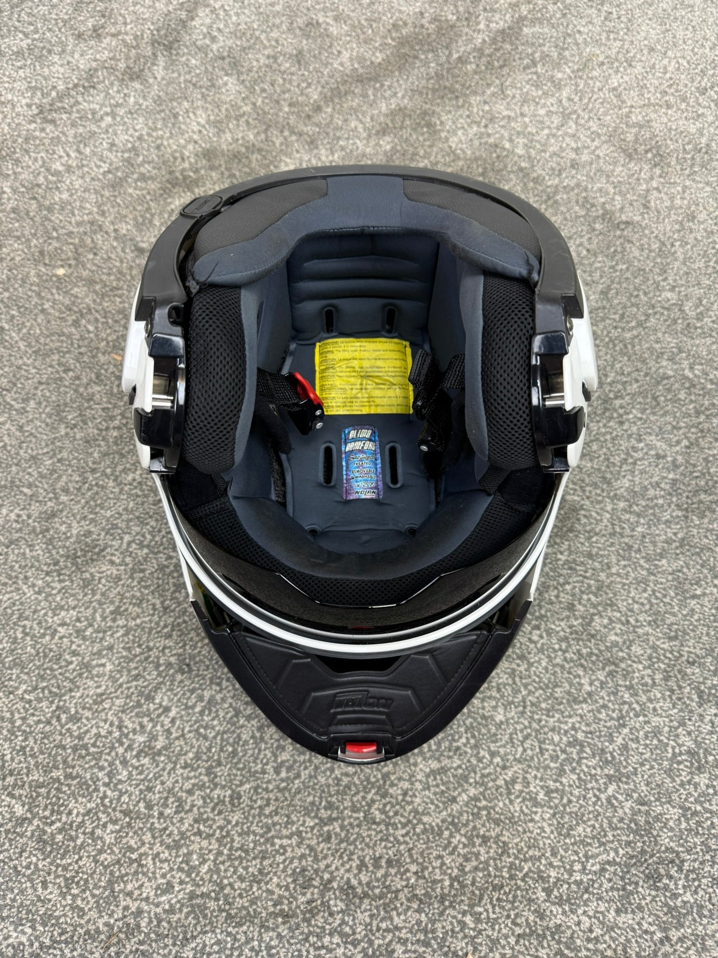 Ex Police Nolan Flip-Up N103 Classic N-Com Motorcycle Helmet - X Large