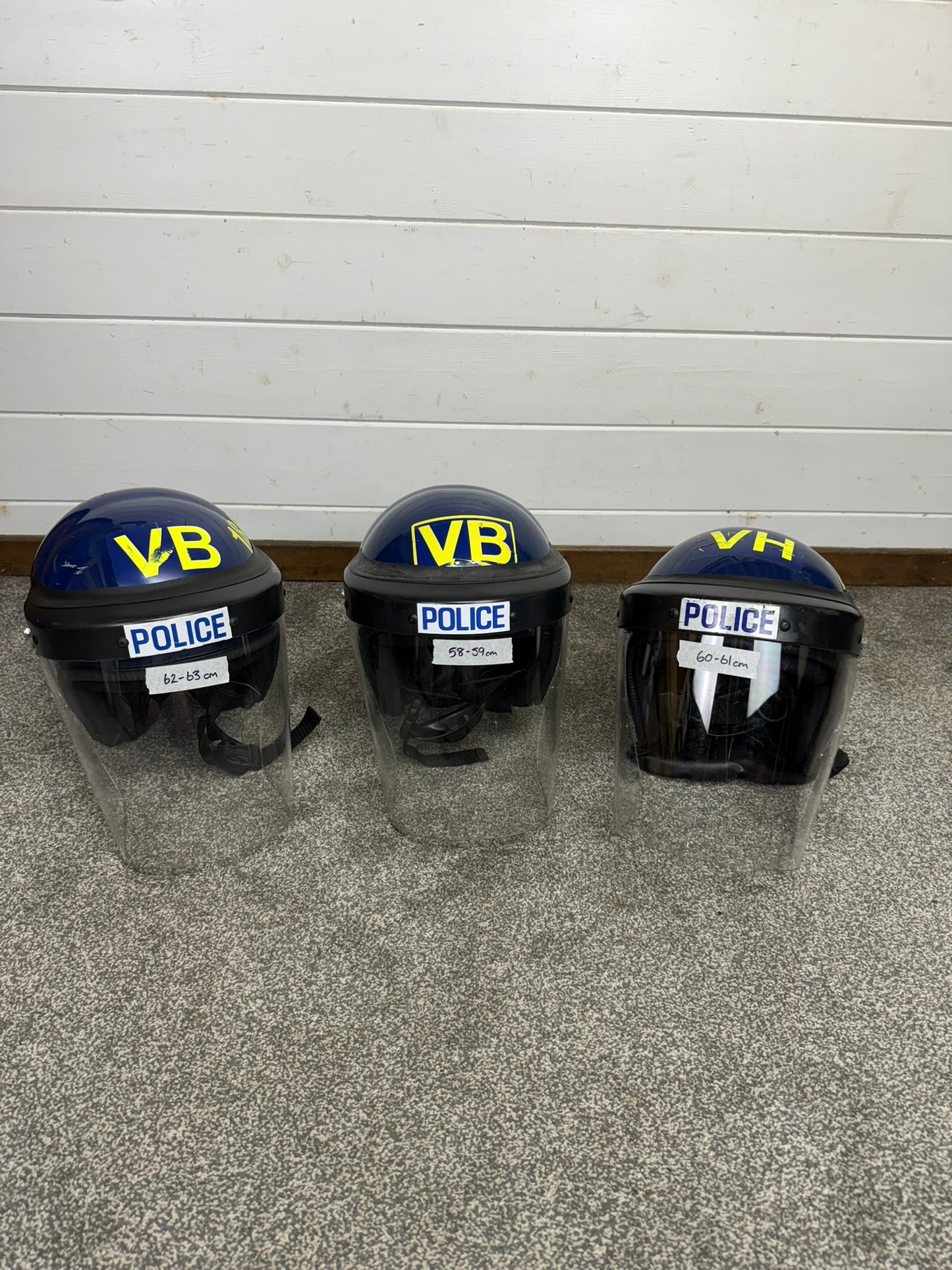 Ex Police Riot Helmet Genuine Obsolete Collectable Display Airsoft Paintball