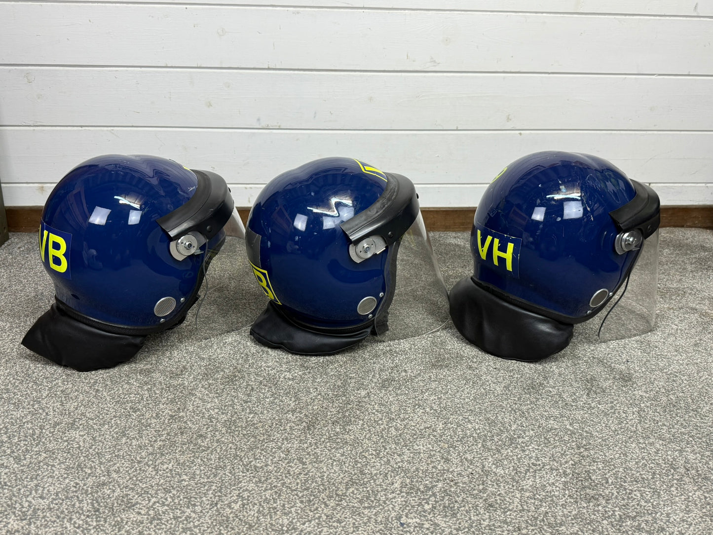 Ex Police Riot Helmet Genuine Obsolete Collectable Display Airsoft Paintball