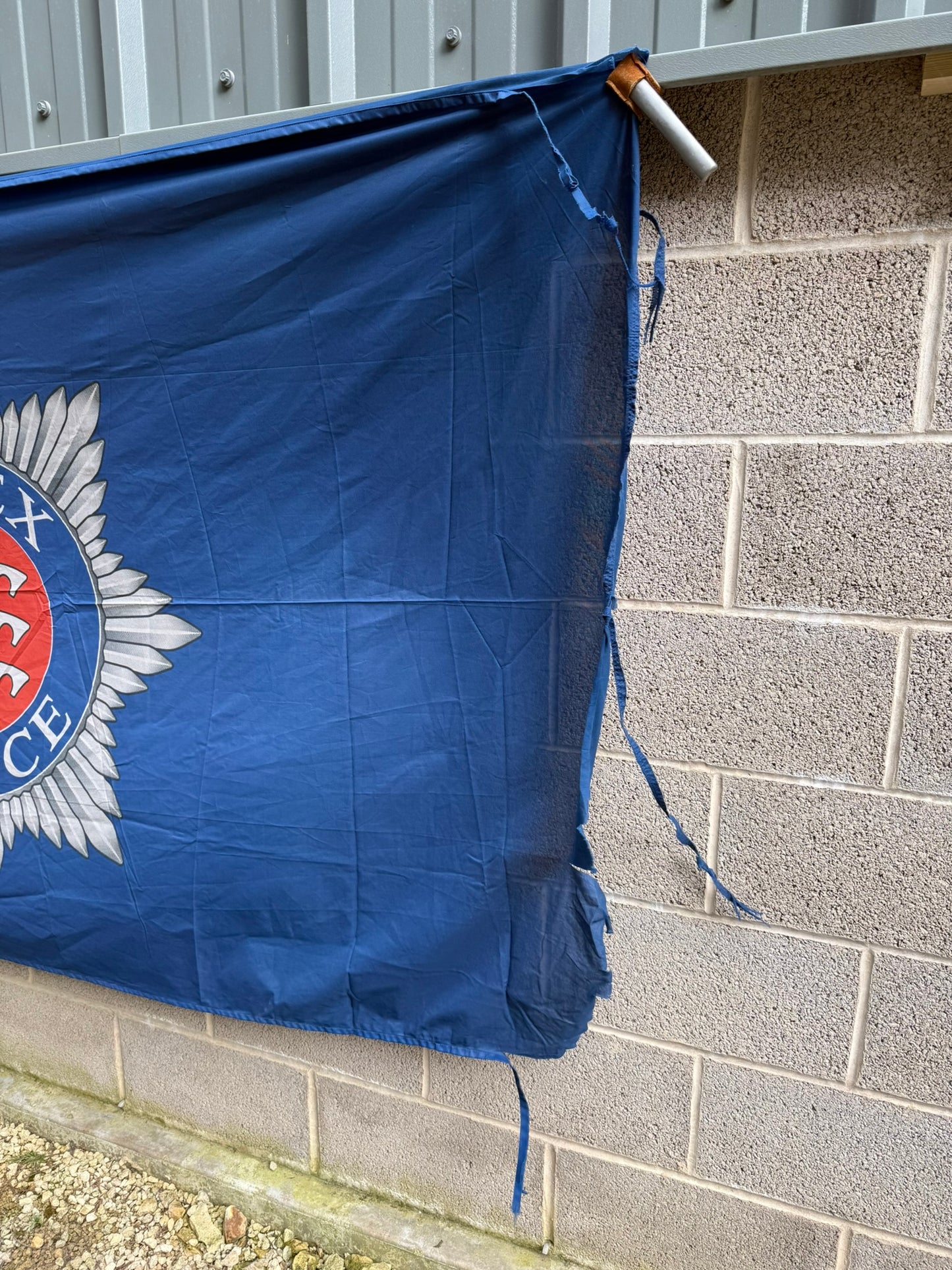 Genuine Essex Police Flag Large Police Station Flag Memorabilia Collectable Display