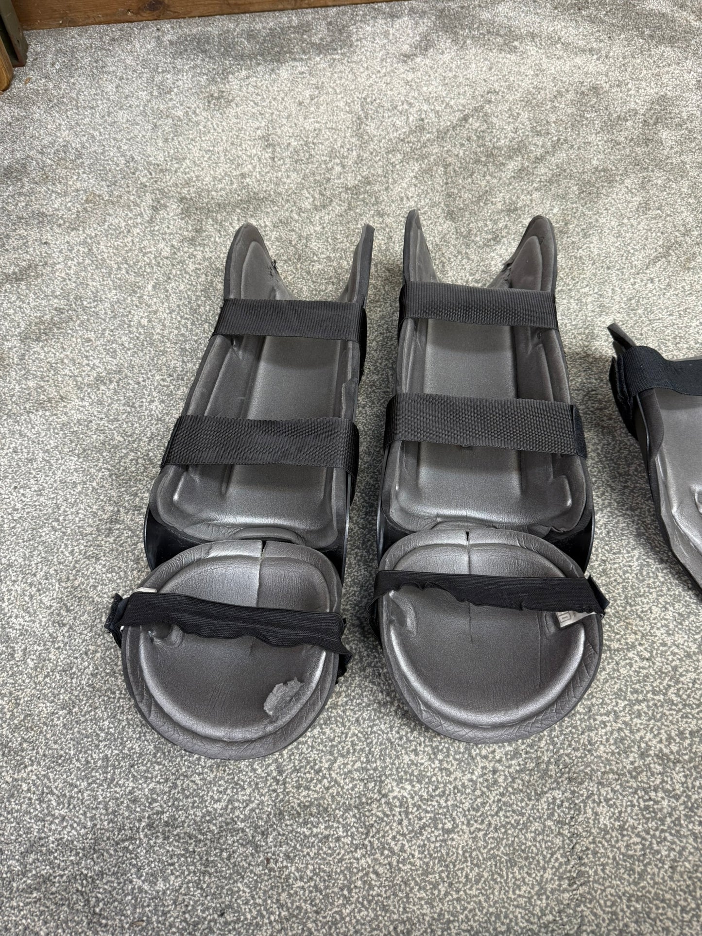 Ex Police Riot Guard Set Knee & Shin and Thigh Guards Pairs Airsoft Paintball
