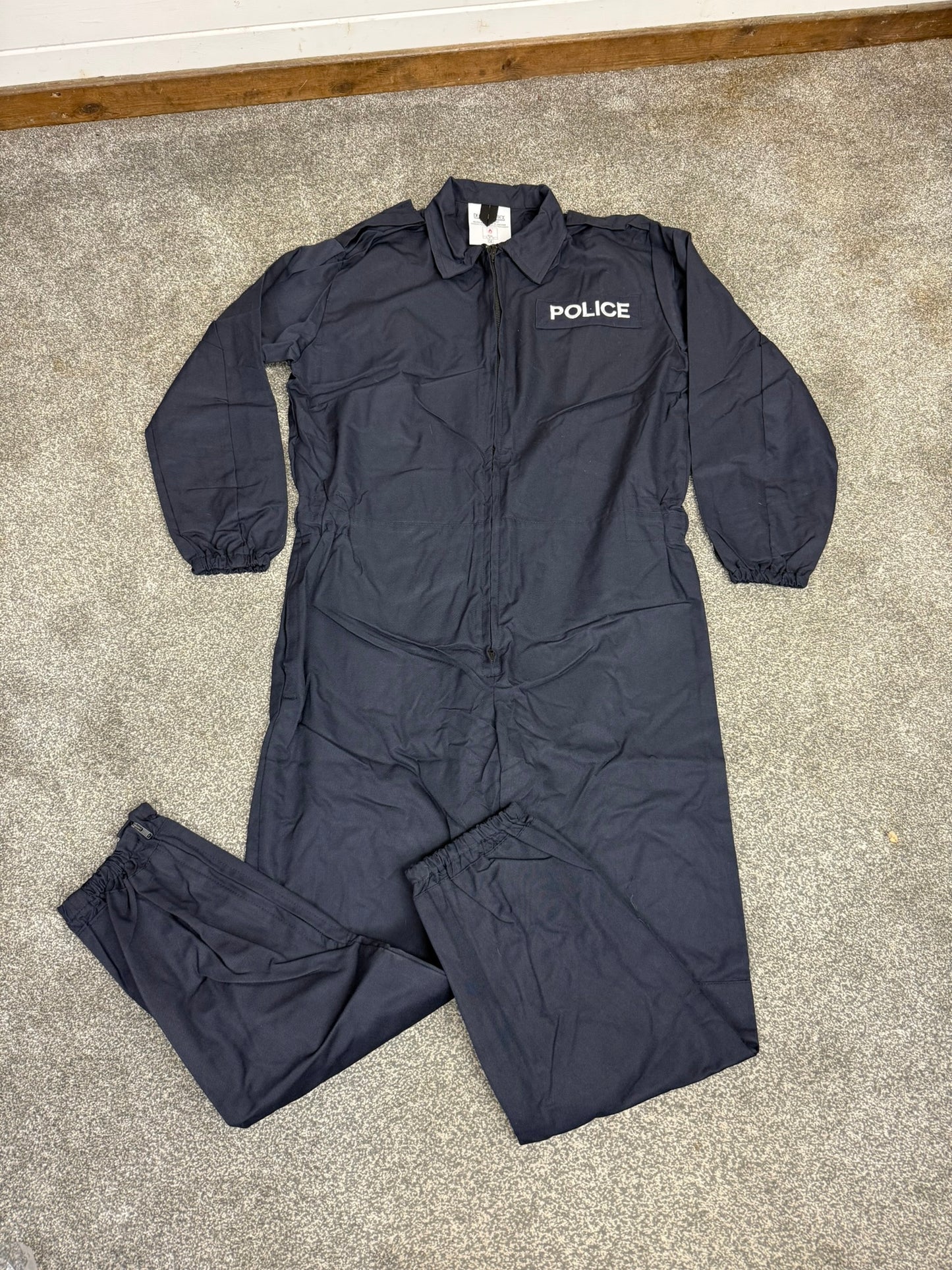 Ex Police Derby Unitex Coverall Riot Suit LARGE PSU Flame Resistant Riot Overalls - Badged