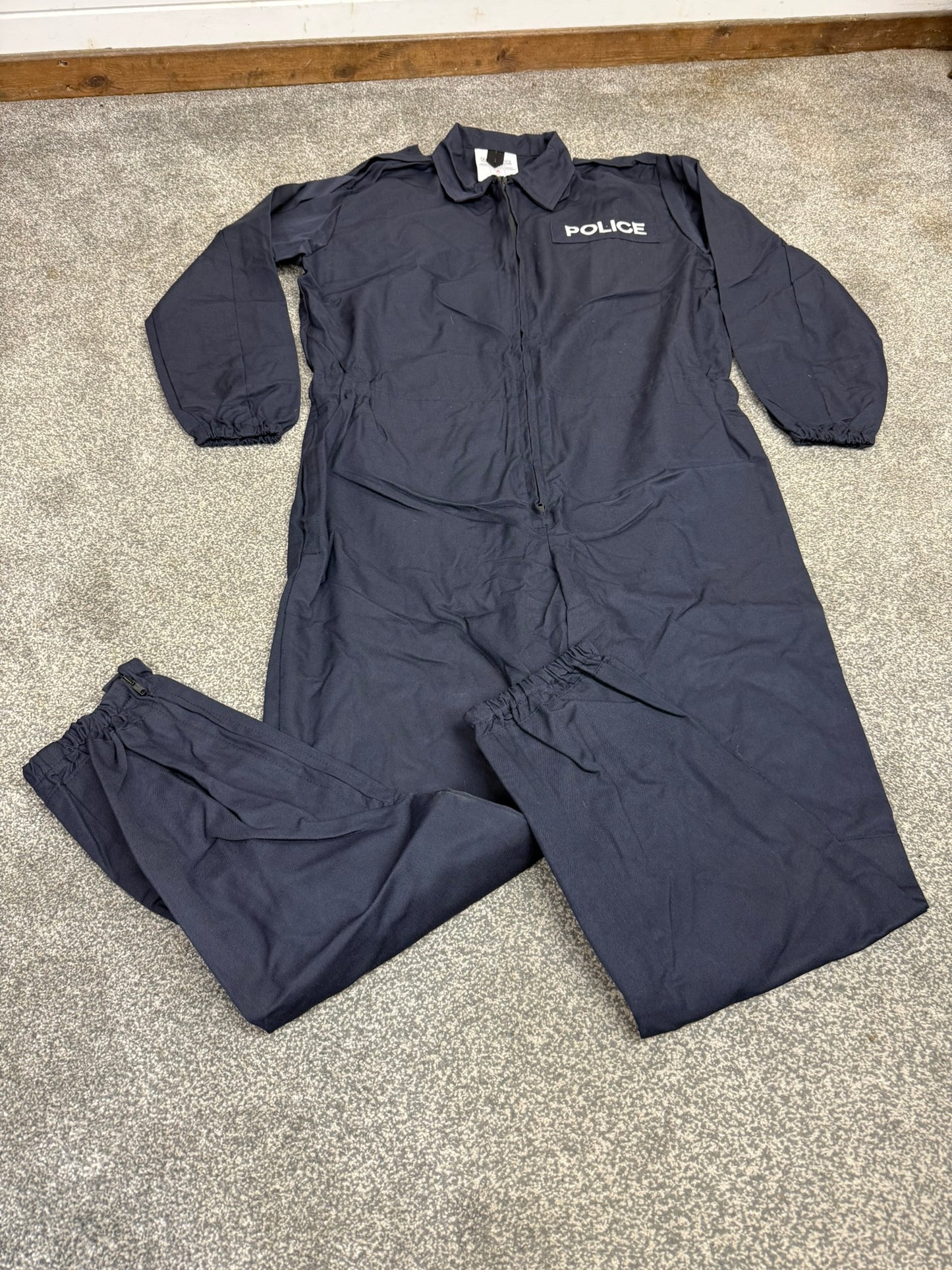 Ex Police Derby Unitex Coverall Riot Suit LARGE PSU Flame Resistant Riot Overalls - Badged