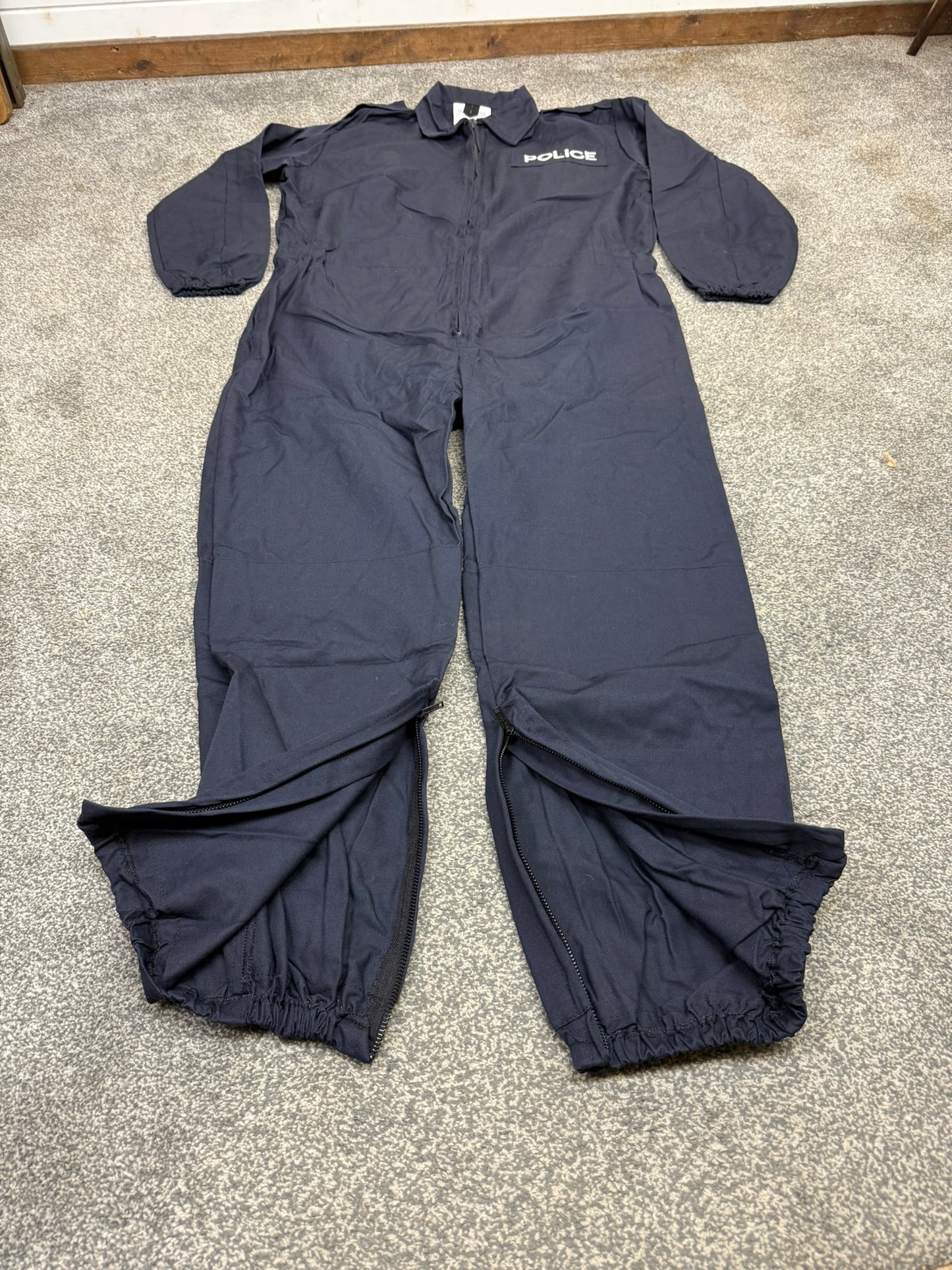 Ex Police Derby Unitex Coverall Riot Suit LARGE PSU Flame Resistant Riot Overalls - Badged
