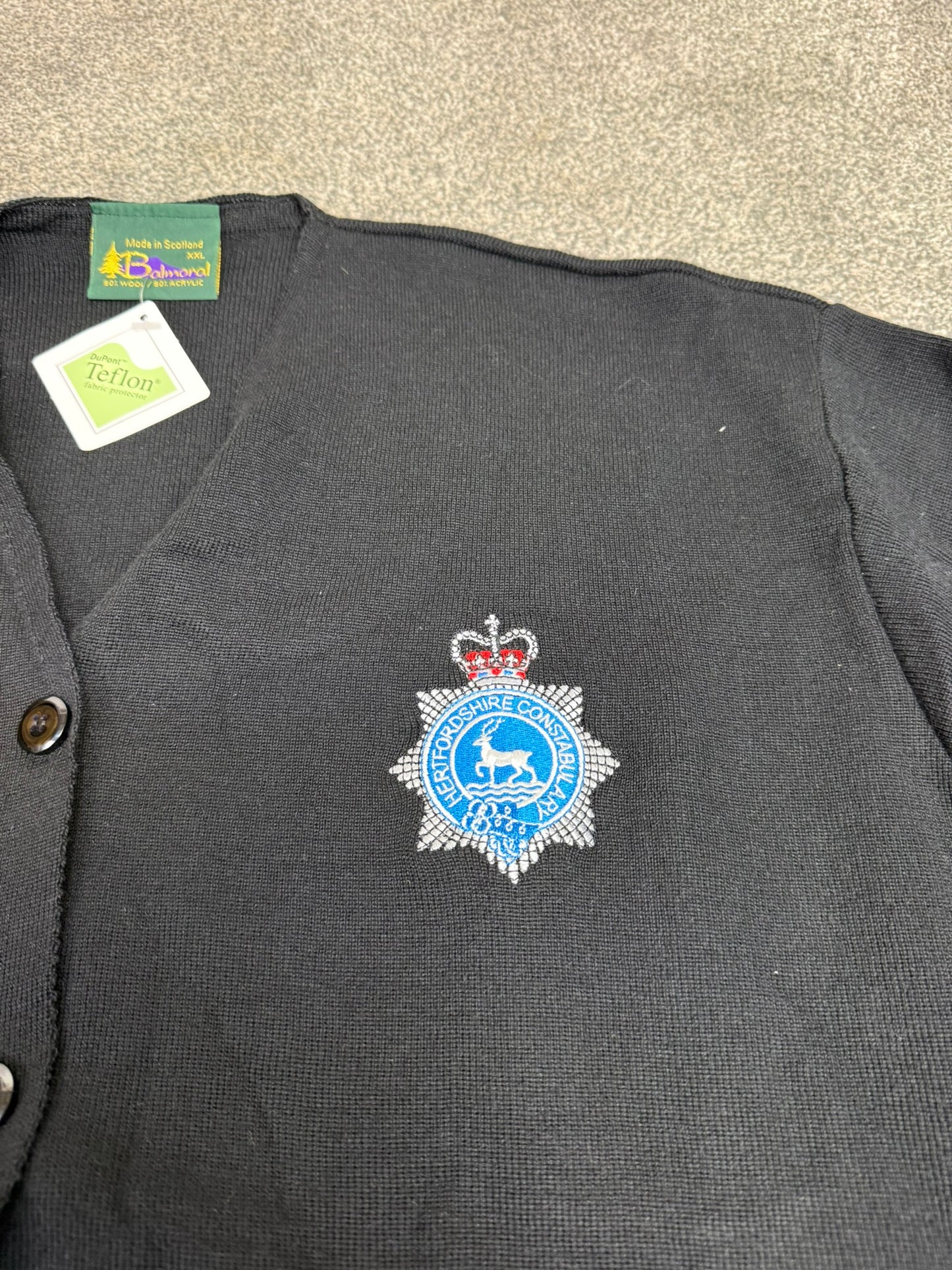 Obsolete Hertfordshire Constabulary Cardigan Jumper Memorabilia Display Prop