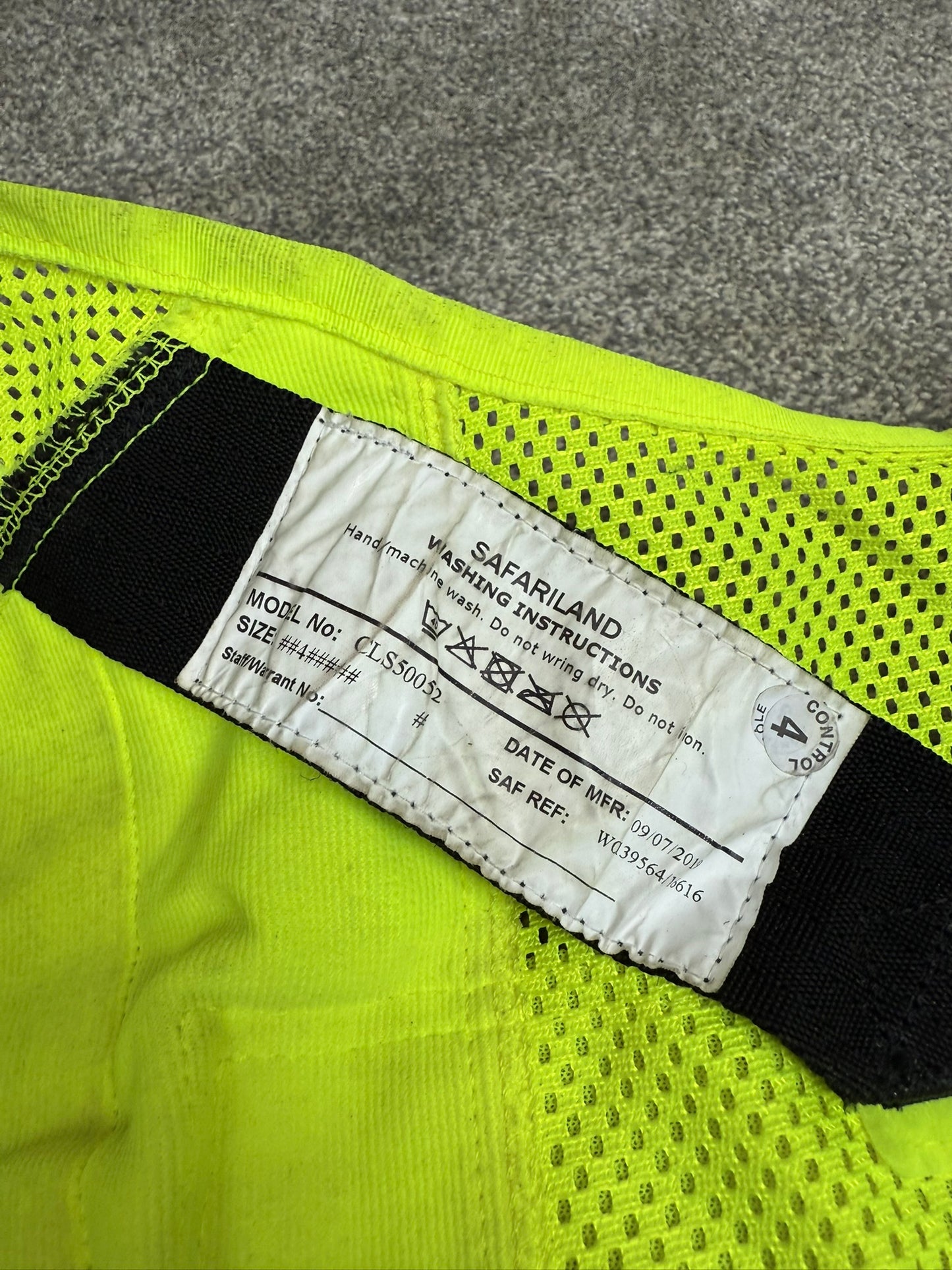 Ex Police Hi Vis Safariland Vest Molle Tactical Utility Security Vest XXL