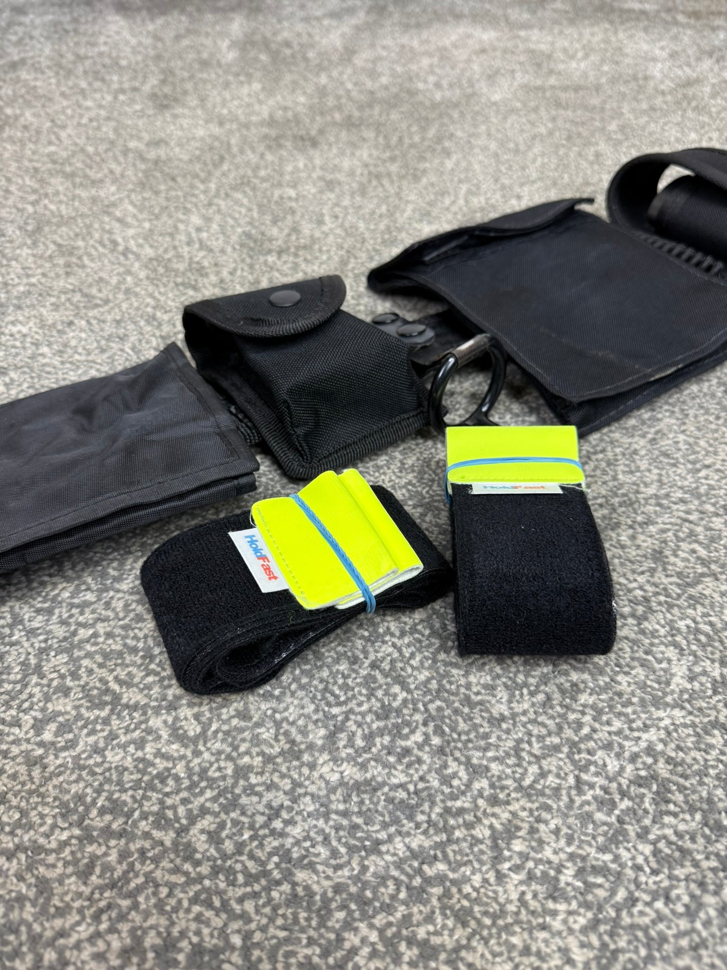 Ex Police Duty Belt & Pouches Fast Strap Restraint Genuine Security Equipment