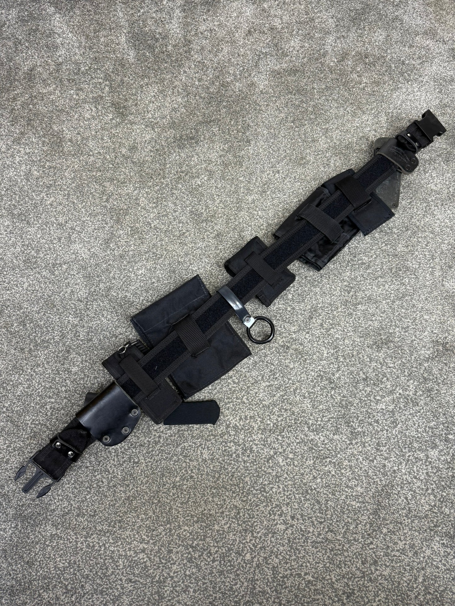 Ex Police Duty Belt & Pouches Fast Strap Restraint Genuine Security Equipment
