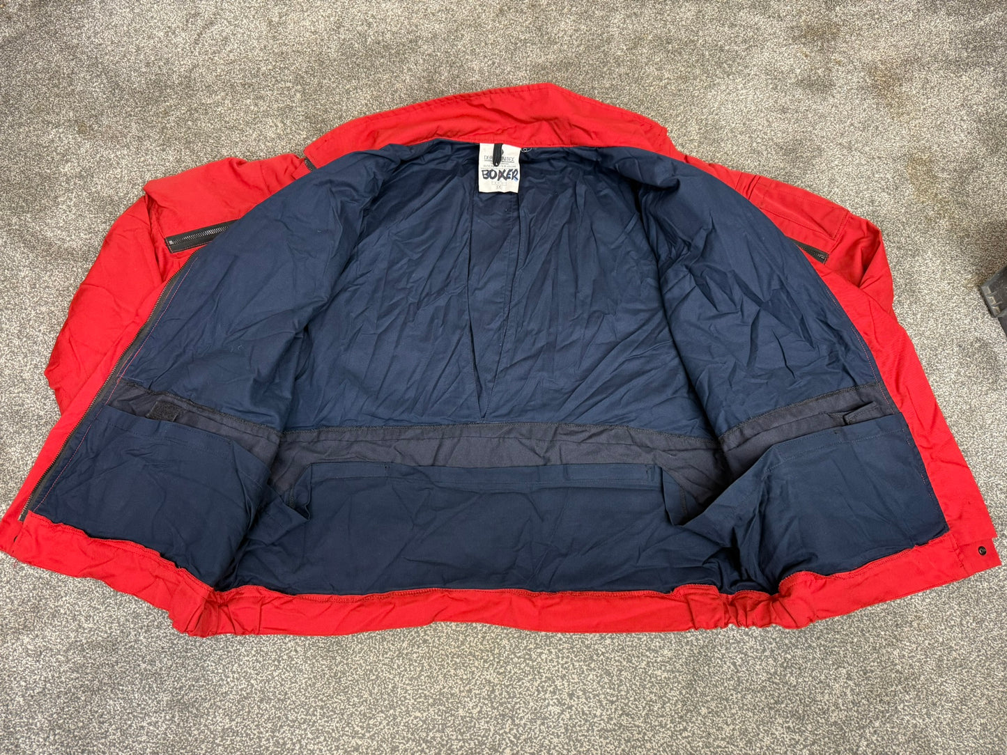 Ex Police Red PSU Riot Training Jacket Derby Unitex Public Order