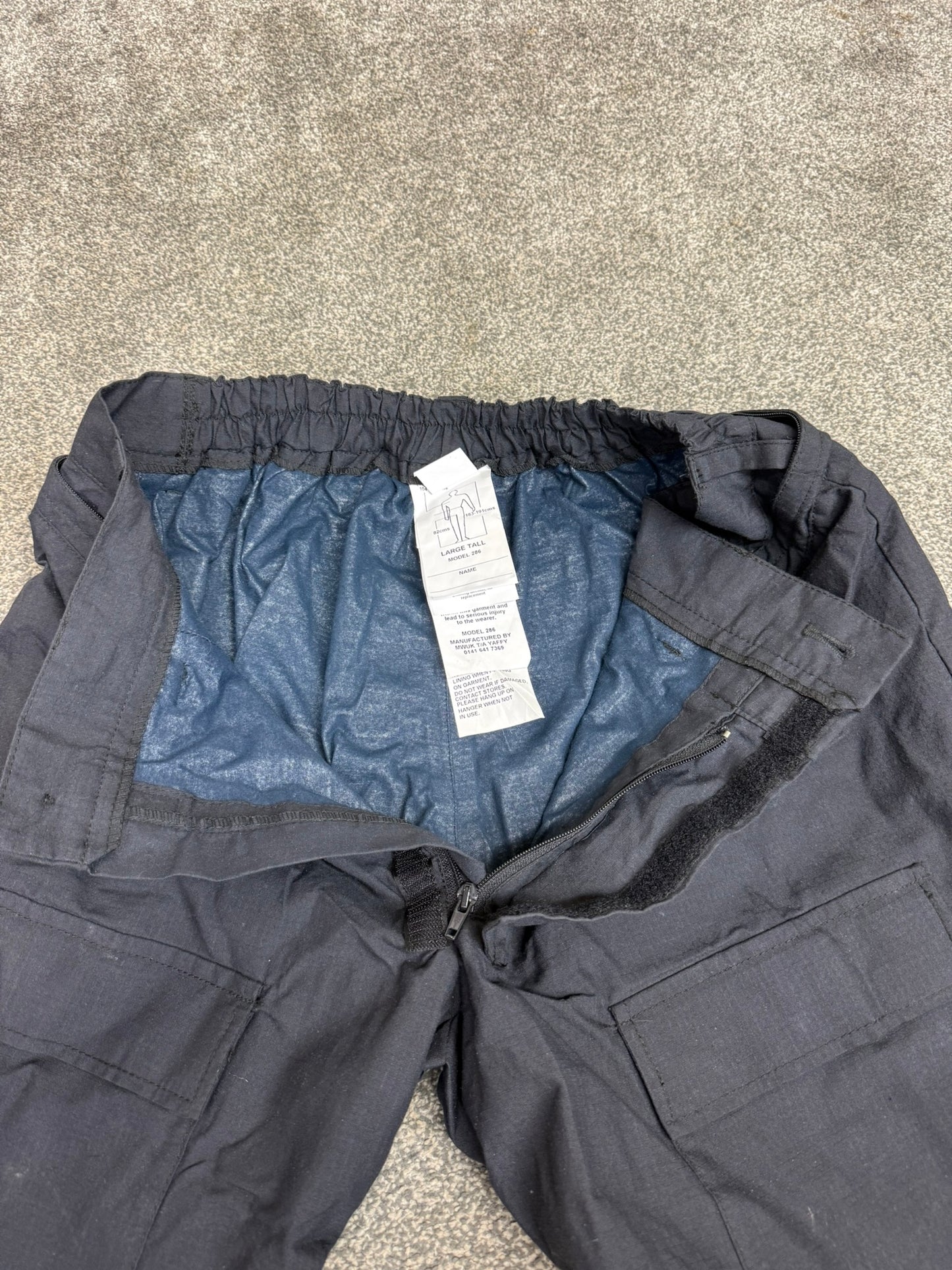 Ex Police 2 Piece Coverall PSU Flame Retardant Riot Suit LARGE - Badged