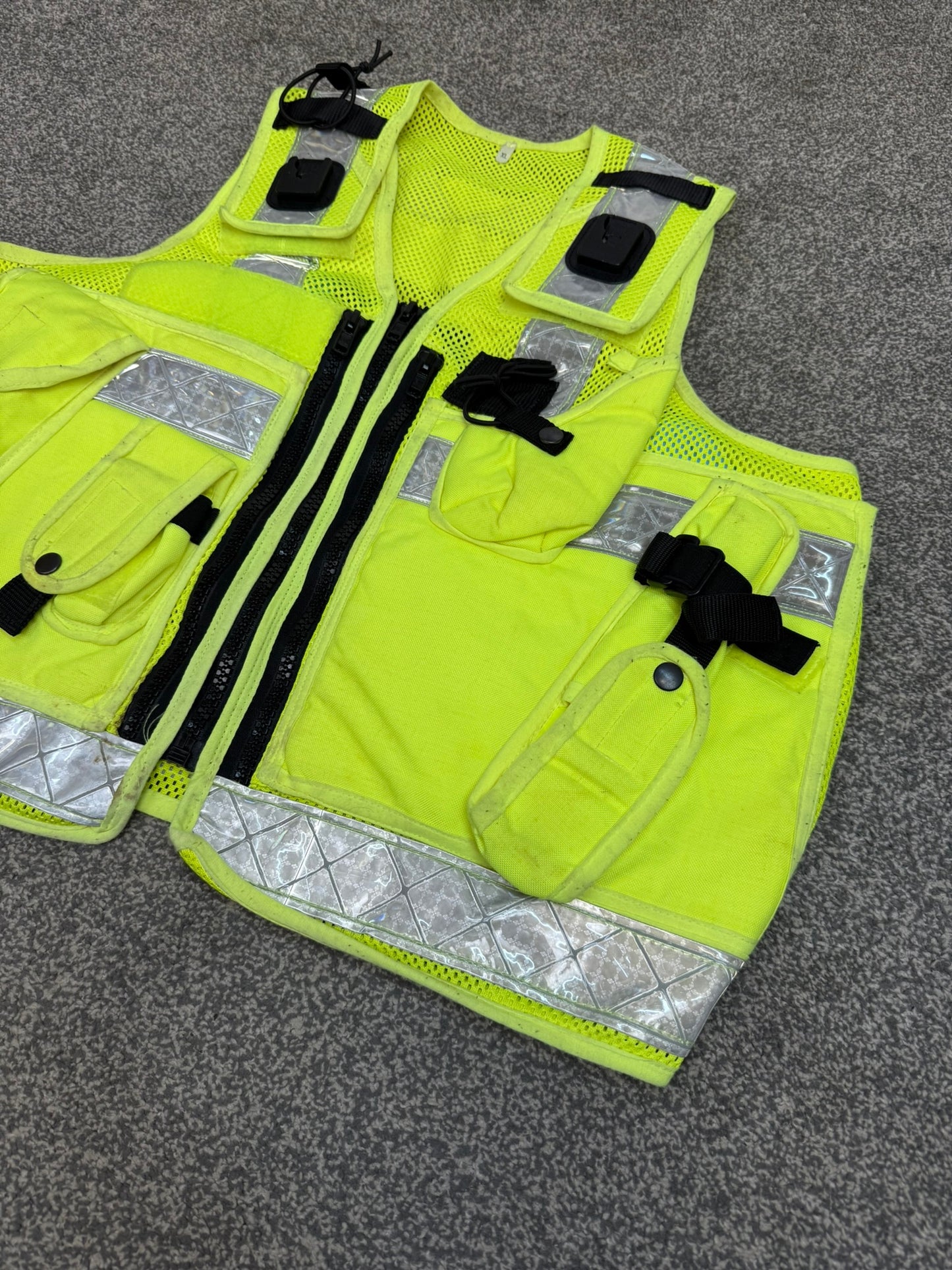 Arktis Hi Vis Utility Tac Vest LARGE Ex Police Dog Handler Security Patrol Equipment Vest
