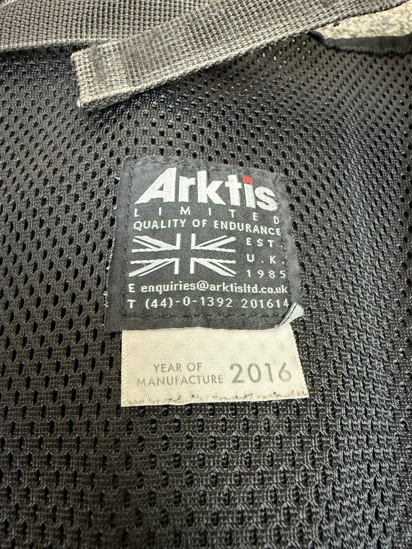Ex Police Black Arktis Firearms Vest With Modular Panels Utility Tac Vest
