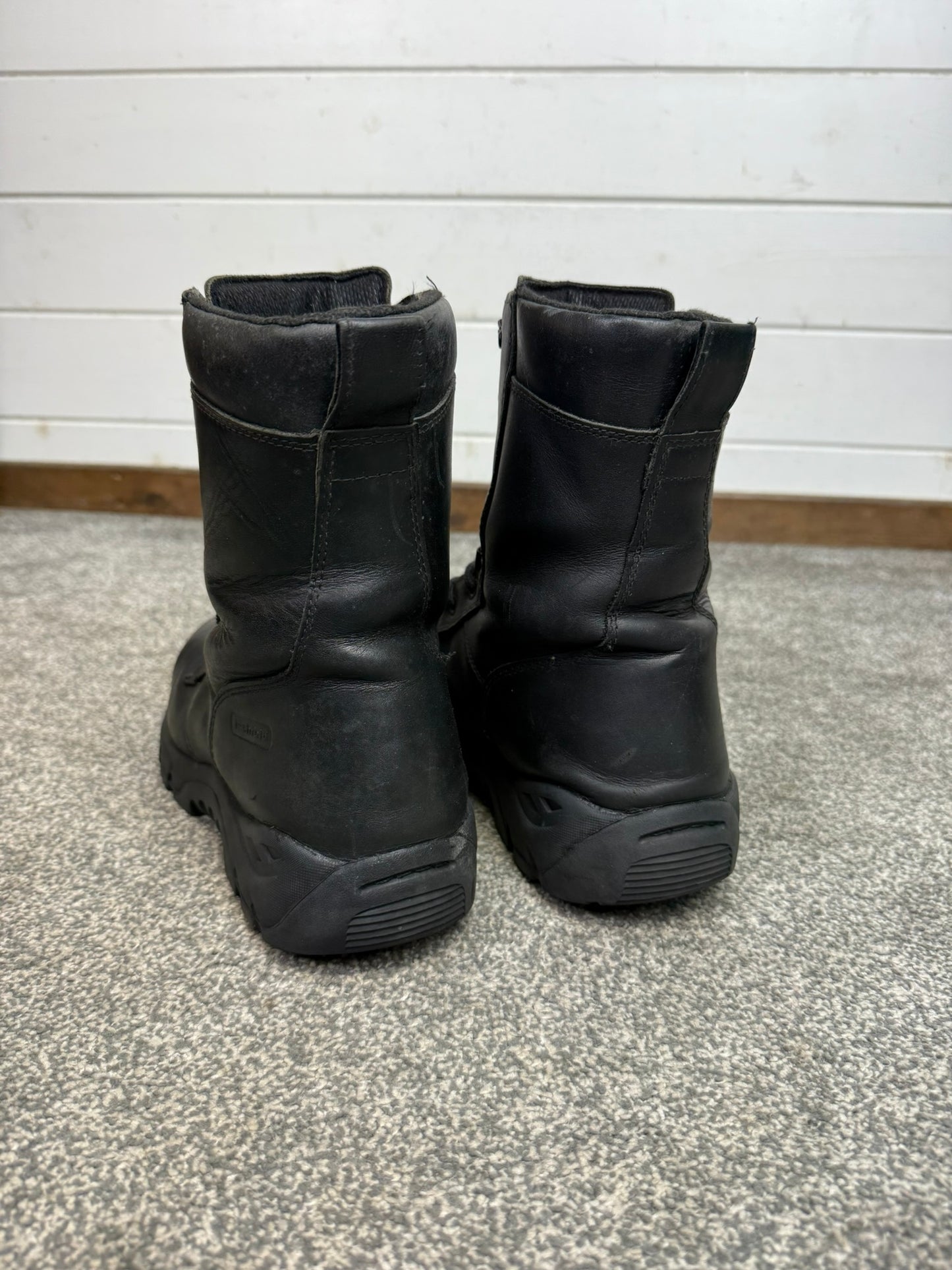 Ex Police Magnum Shield ST Black Leather Tactical Boots UK 10