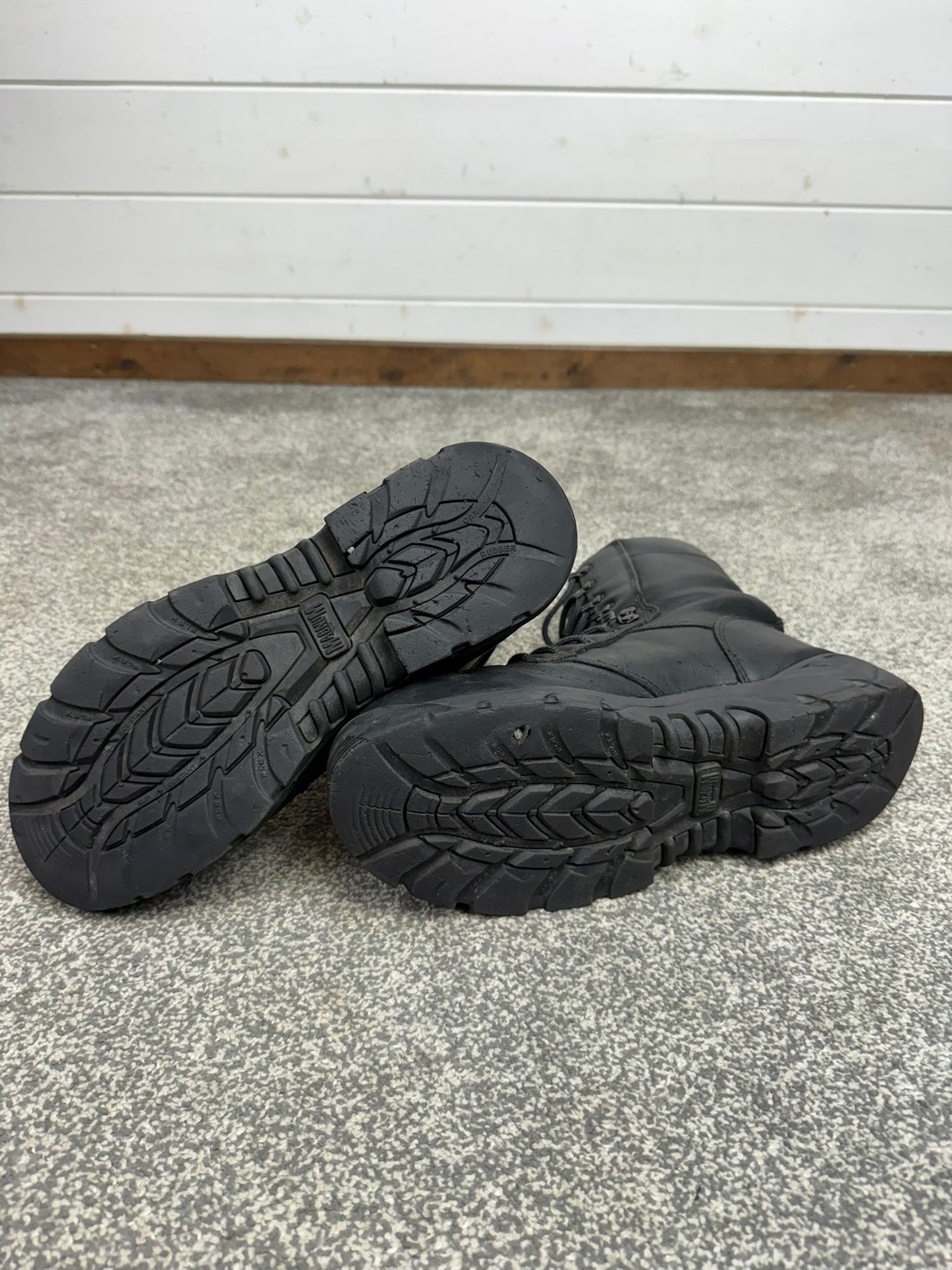 Ex Police Magnum Shield ST Black Leather Tactical Boots UK 10