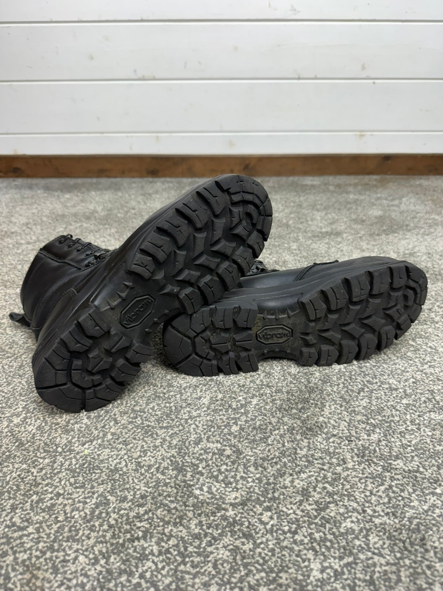 Ex Police Magnum Elite Shield Combat Boots Black Leather UK 6 Security