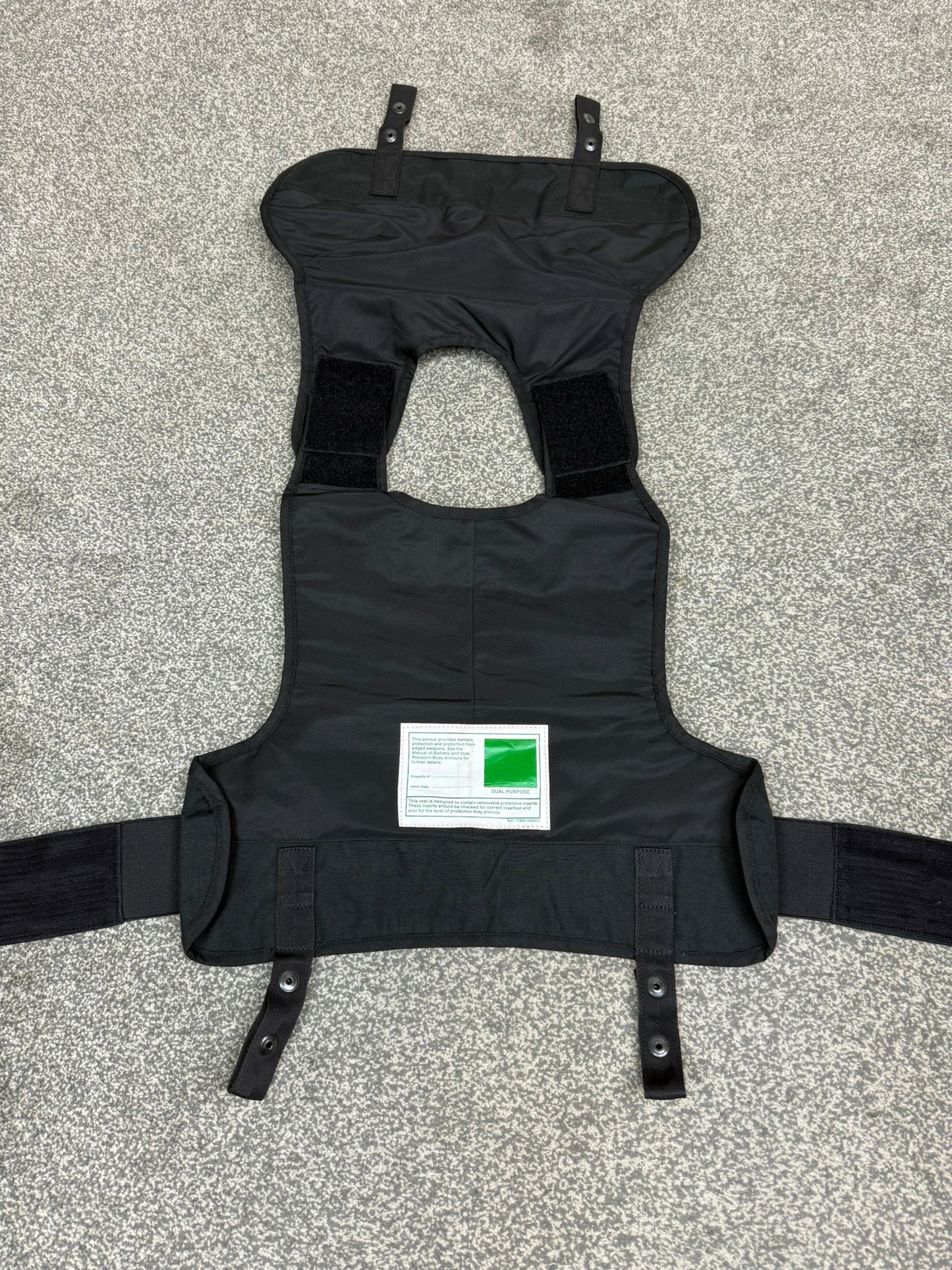 Ex Police Mehler Body Armour Vest COVER Black Security TV Film Uniform