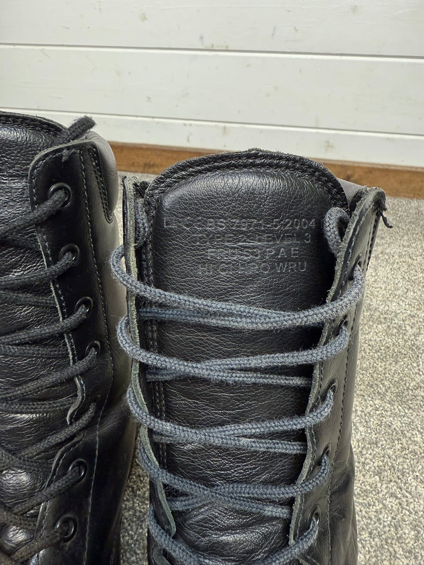 Ex Police Bata Industrials Safety Boots Level 3 Leather Work Security Boots UK 10