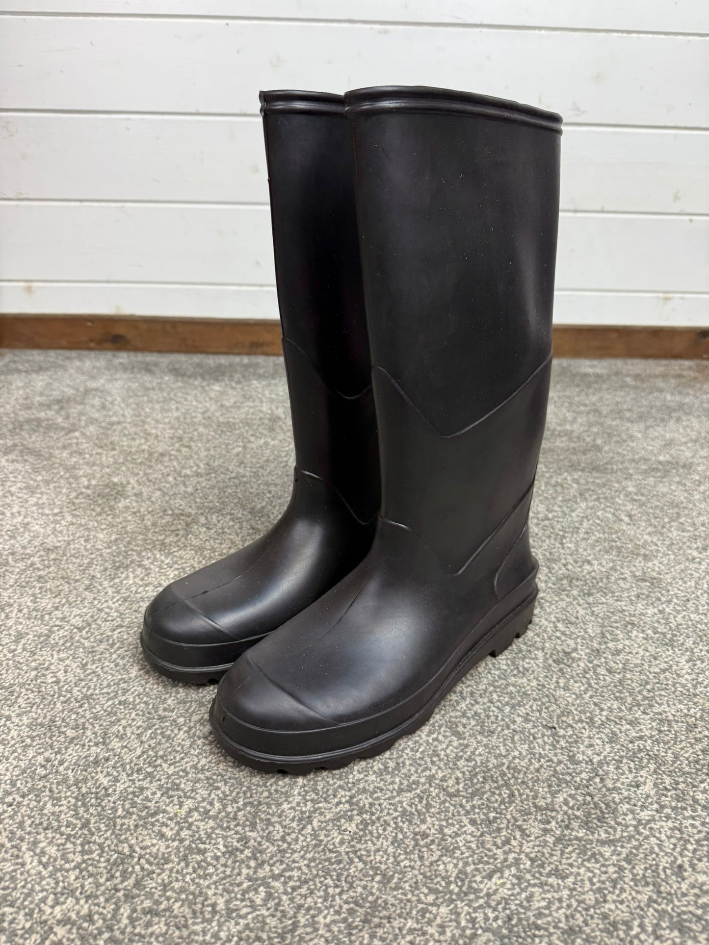 Ex Police Black Wellington Boots Wellies UK 6