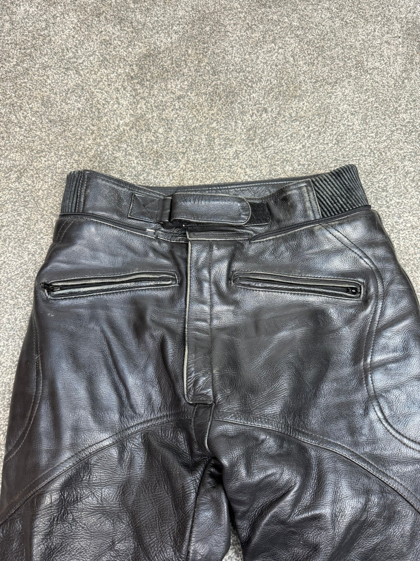 Ex Police Frank Thomas Motorcycle Leather Trousers Armasport 30" Waist