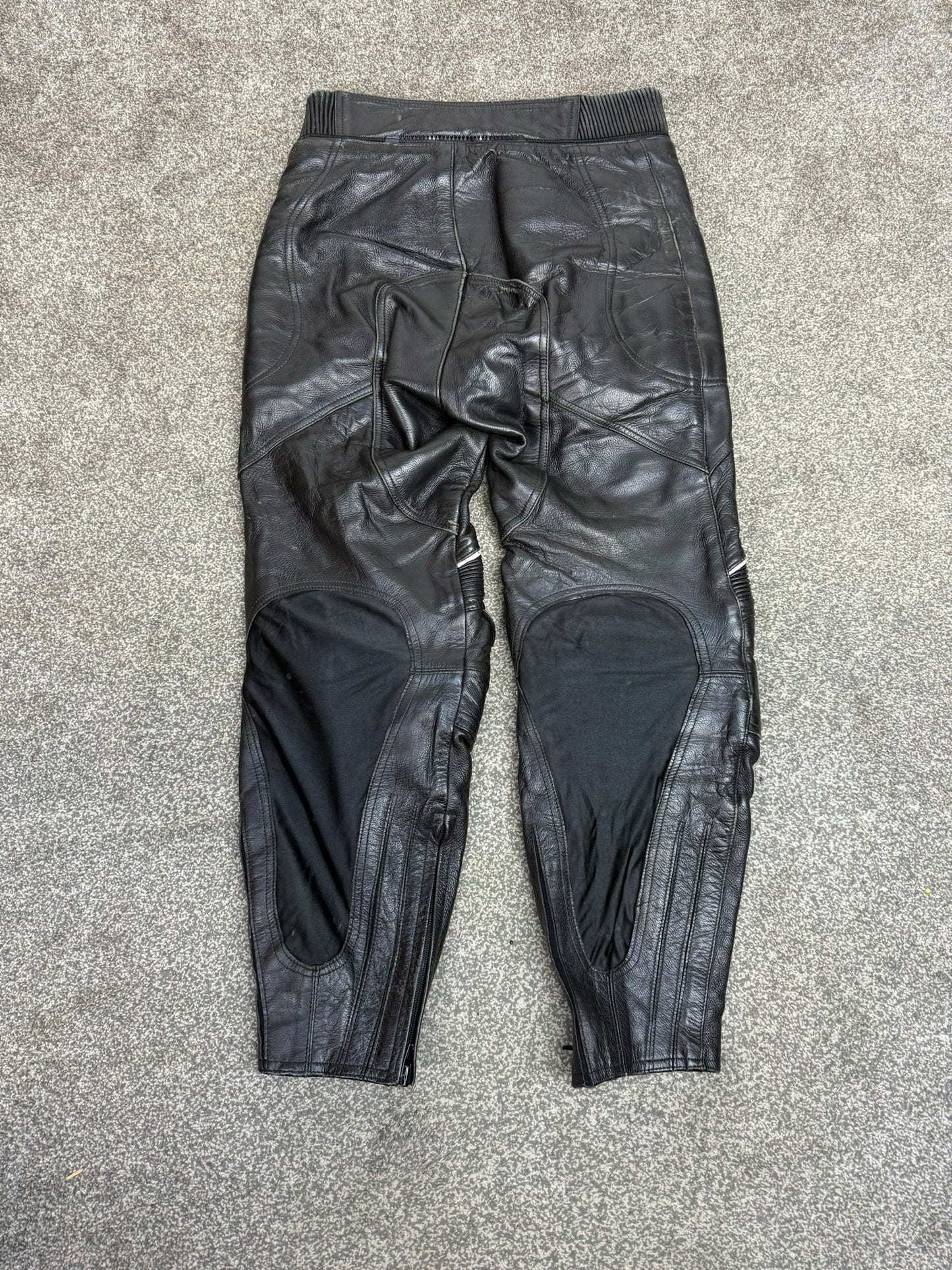 Ex Police Frank Thomas Motorcycle Leather Trousers Armasport 30" Waist