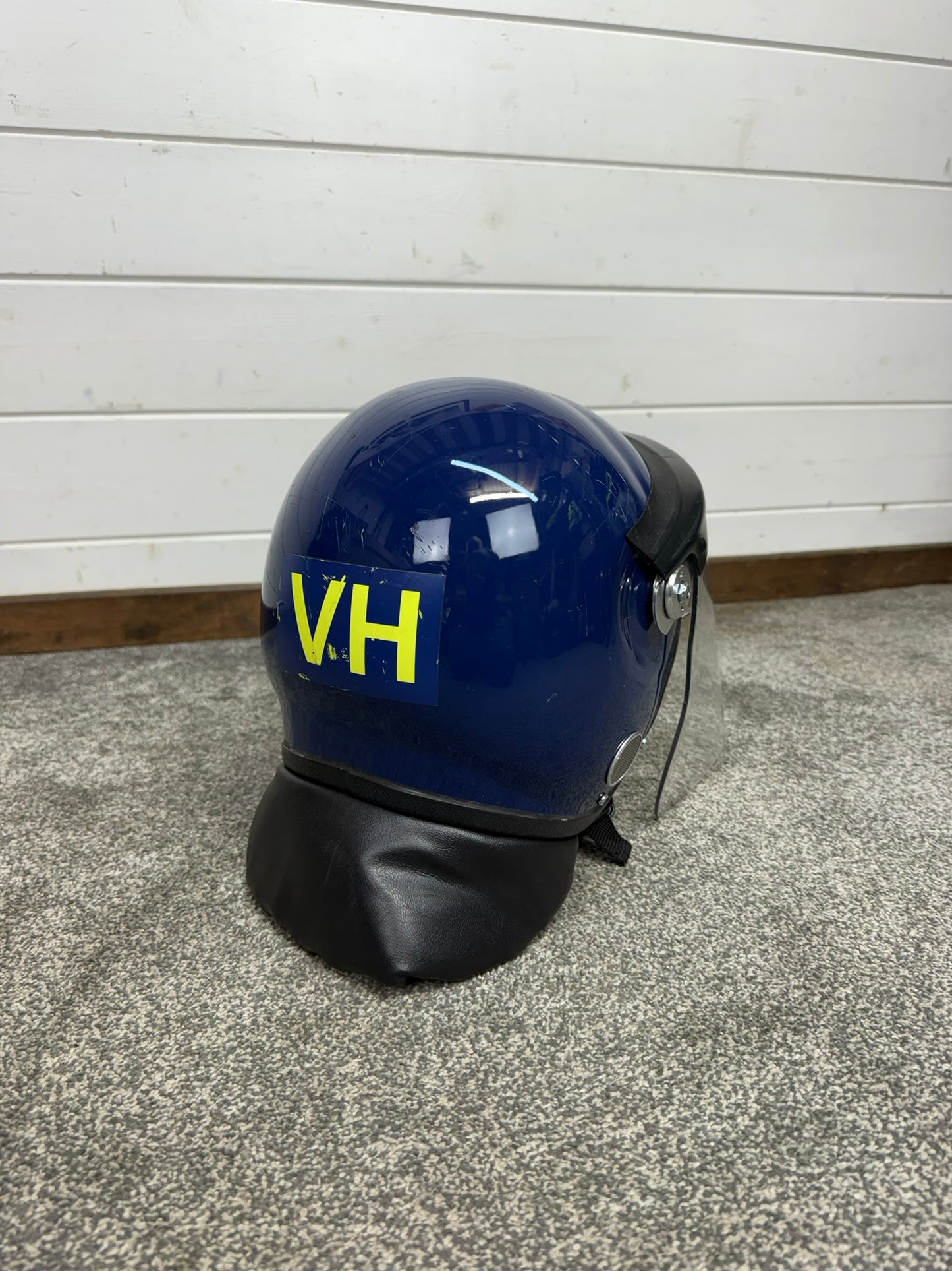 Ex Police Riot Helmet Genuine Obsolete Collectable Display Airsoft Paintball