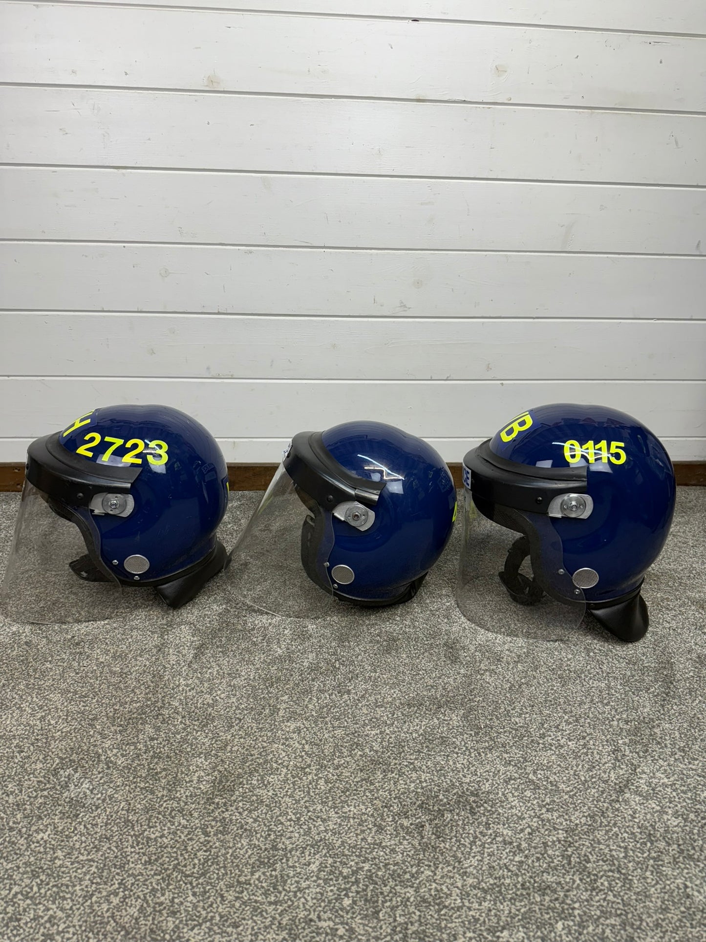 Ex Police Riot Helmet Genuine Obsolete Collectable Display Airsoft Paintball