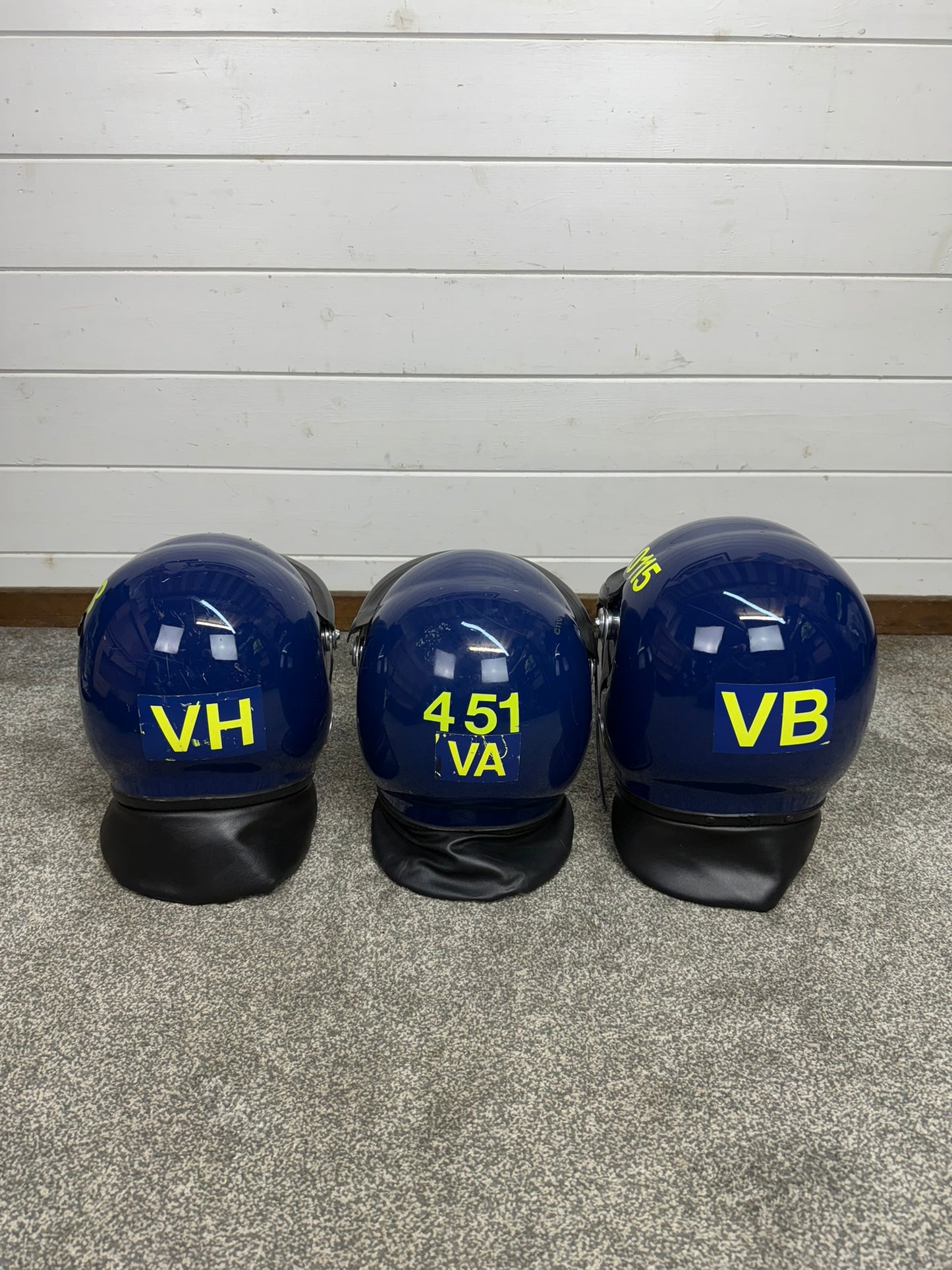 Ex Police Riot Helmet Genuine Obsolete Collectable Display Airsoft Paintball
