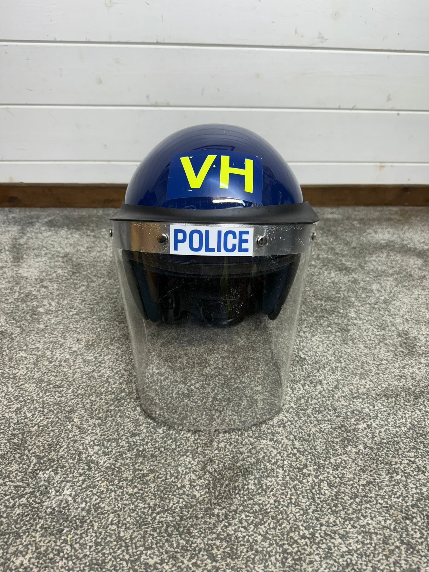Ex Police Riot Helmet Defender Genuine Obsolete Collectable Display Airsoft