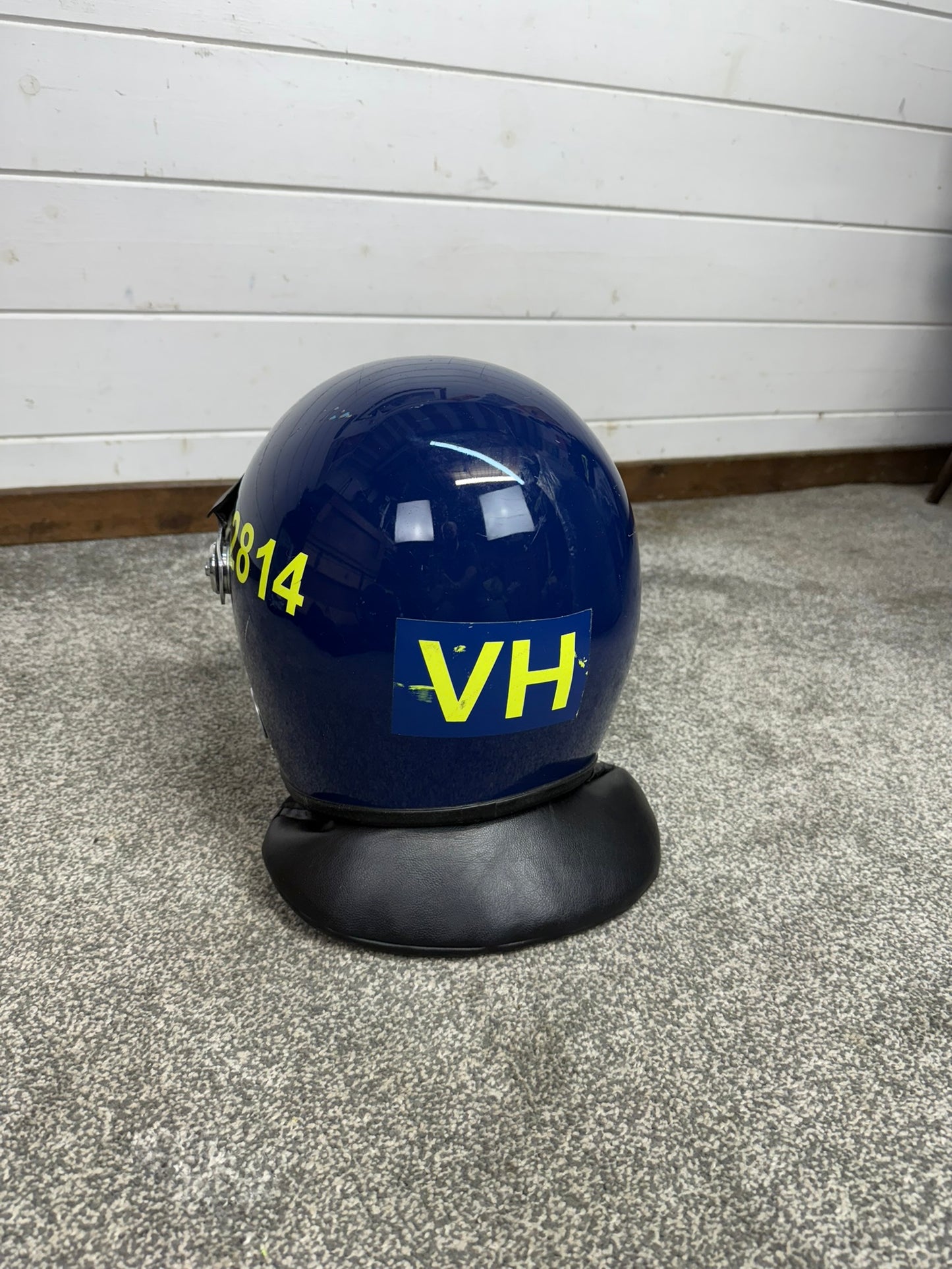Ex Police Riot Helmet Defender Genuine Obsolete Collectable Display Airsoft