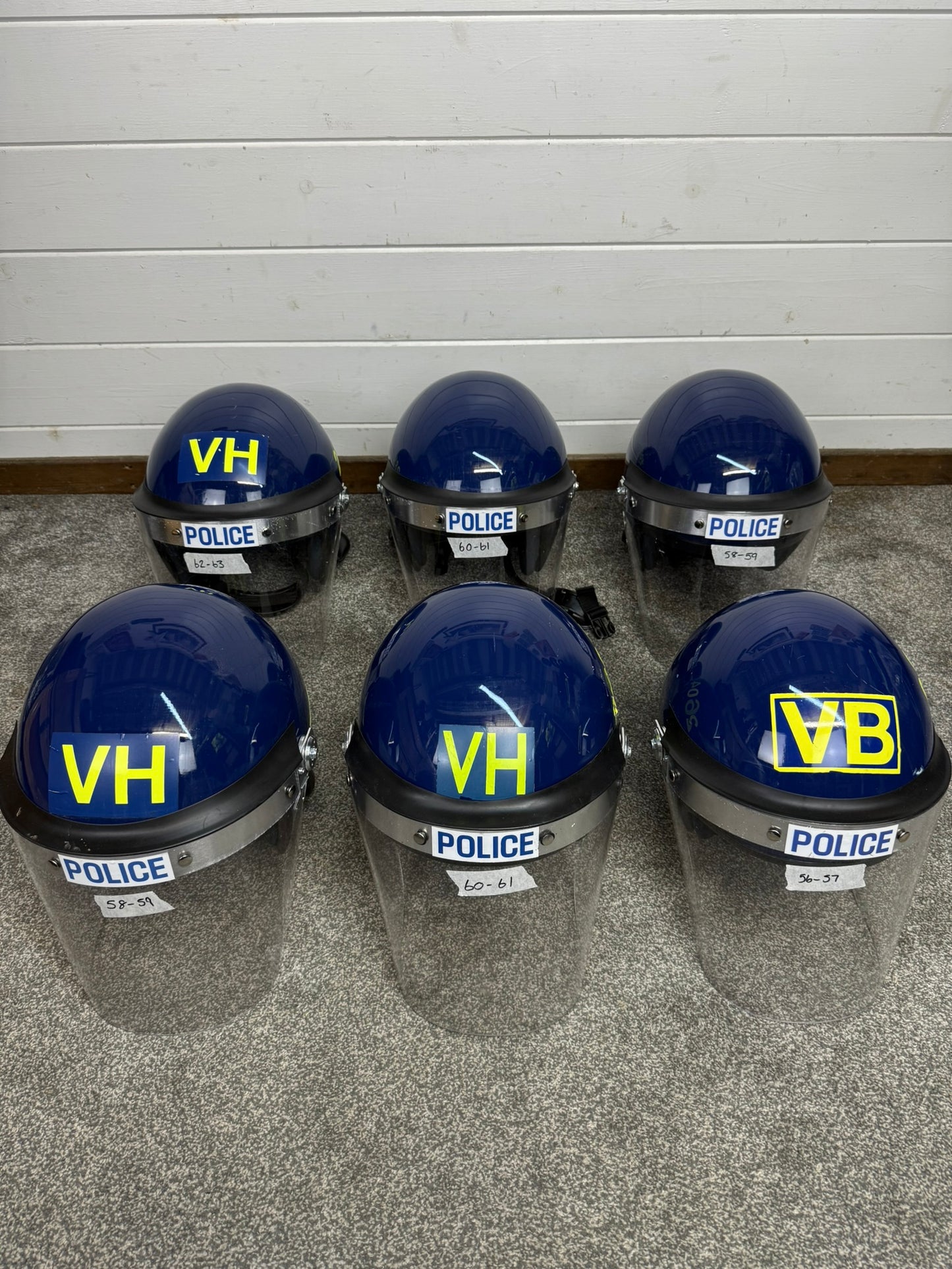 Ex Police Riot Helmet Defender Genuine Obsolete Collectable Display Airsoft