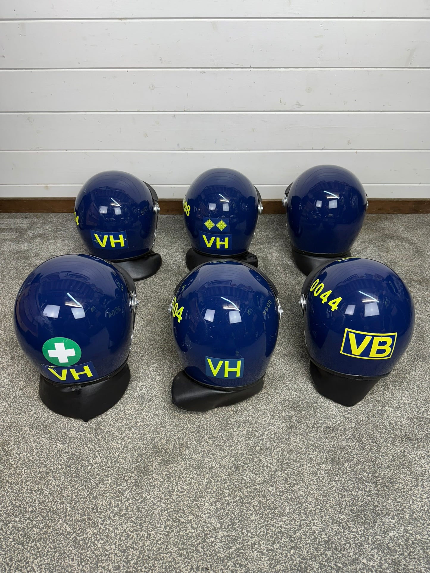 Ex Police Riot Helmet Defender Genuine Obsolete Collectable Display Airsoft