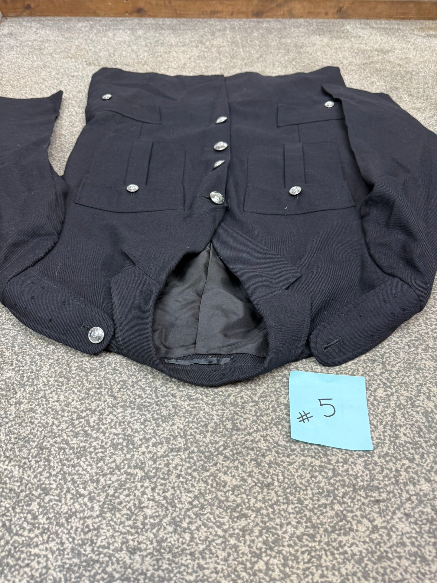Ex Police Tunic Job Lot x5 Mixed Dress Uniform Tunic Fancy Dress Theatre Collector
